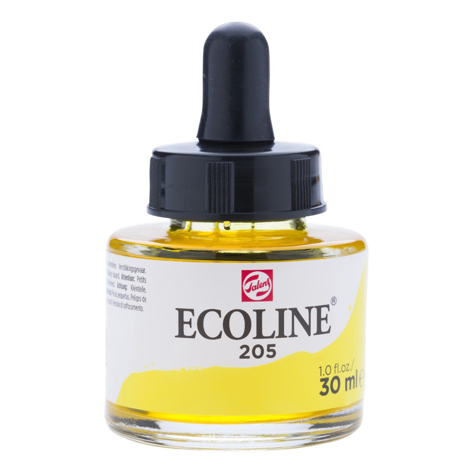 Ecoline • Liquid Watercolor Bottle 30ml Lemon Yellow (Primary) 205
