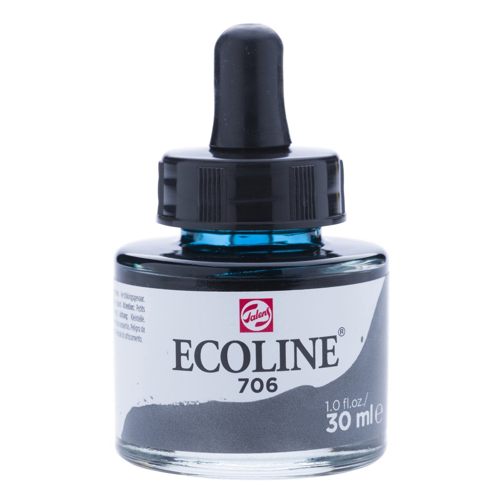 Ecoline • Liquid Watercolor Bottle 30ml Dark Gray 706