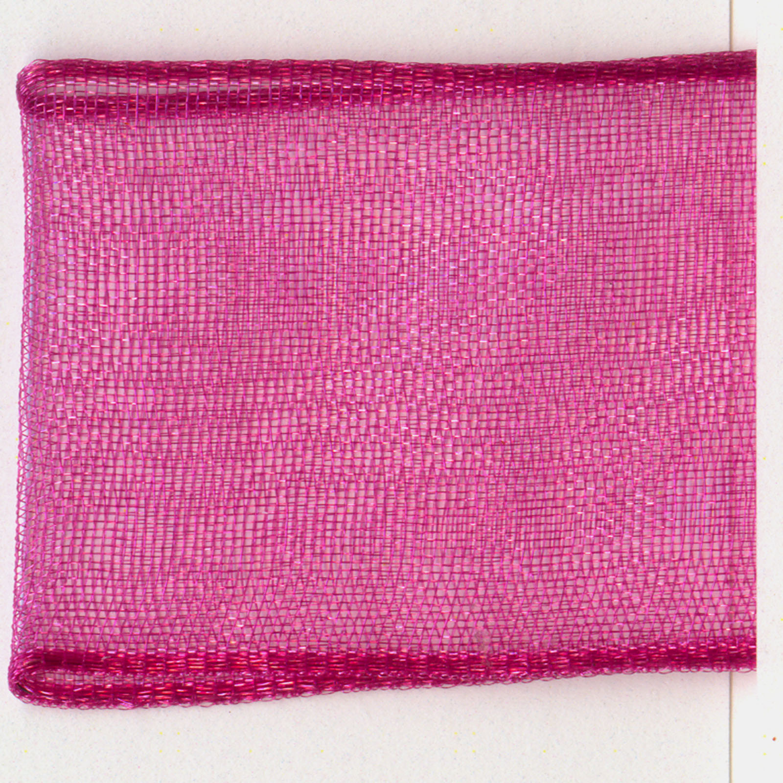 Vaessen Creative • Band Organza mit Draht 20 mx40 mm Dunkelrosa