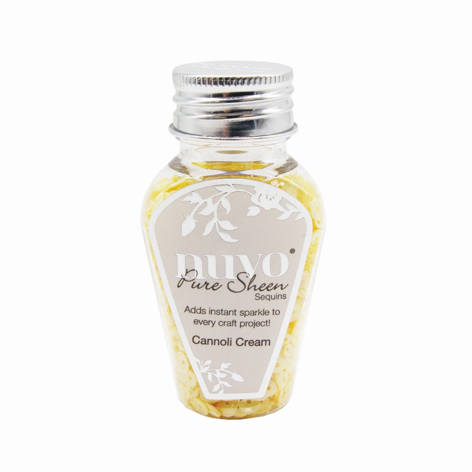 Nuvo • Spring Meadow Pure Sheen Sequins Cannoli Cream