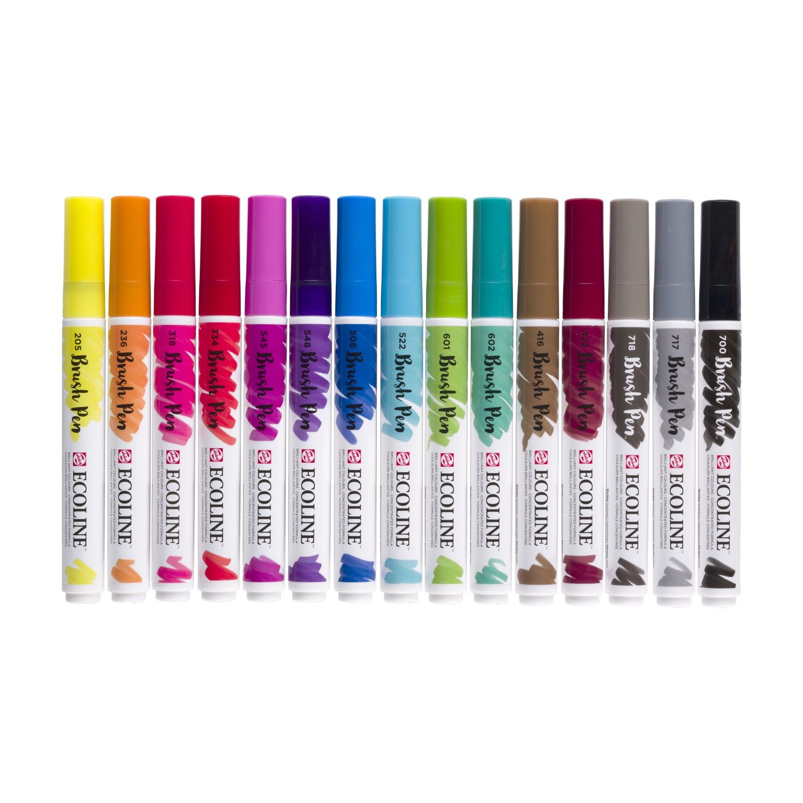 Ecoline • Brush Pen set 15 kleuren