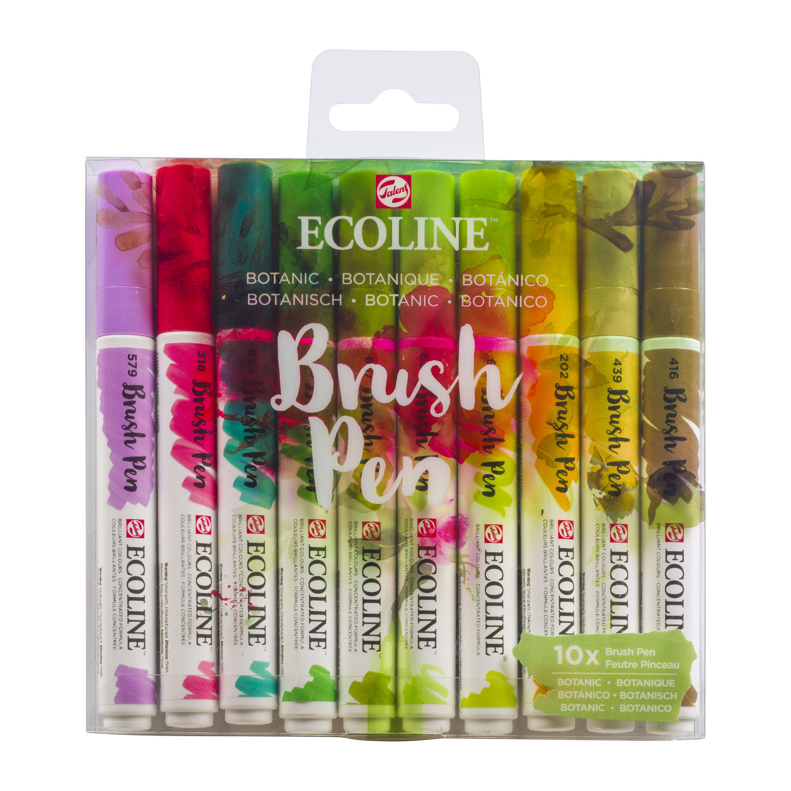 Ecoline • Set van 10 Brush Pens Botanisch