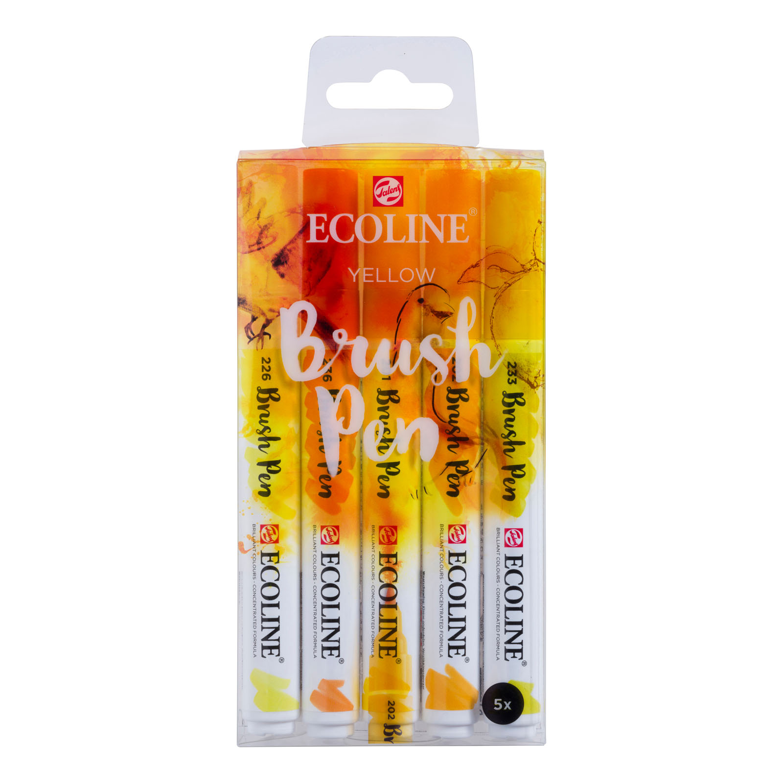Ecoline • Brush Pens Set of 5 Yellow