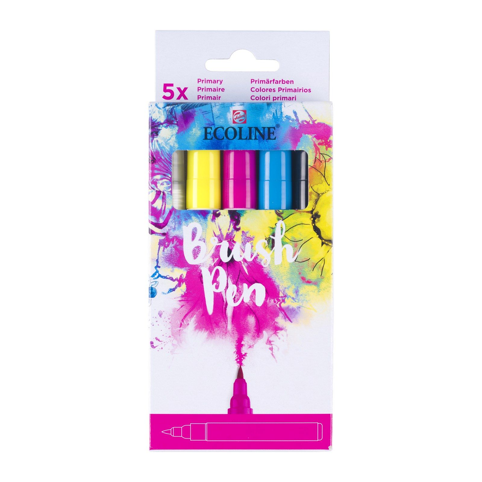 Ecoline • Brushpen Primary 5pcs