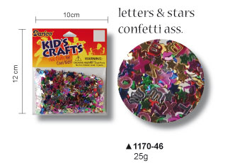 Darice • Confetti Assortment Letters 28 Grs.