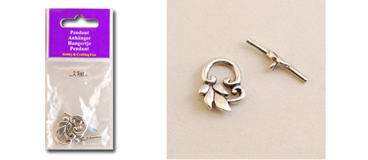 Chain Metal Flower 2pcs