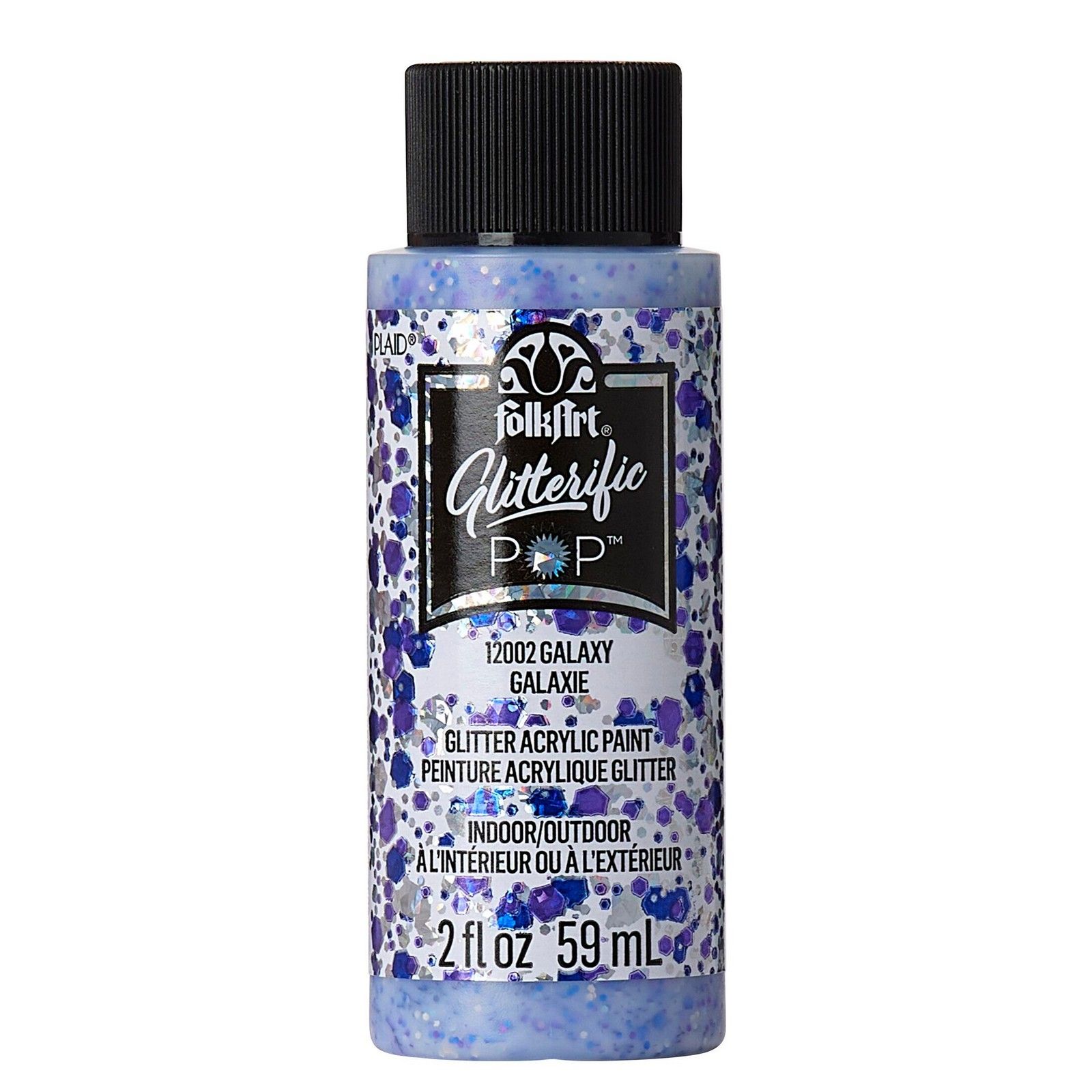 Folkart • Glitterific POP Acrylic Paint Galaxy 59ml