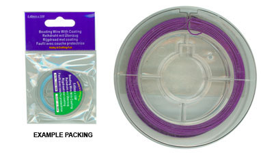 Vaessen Creative • Beading Wire 0.45mm 10m Purple