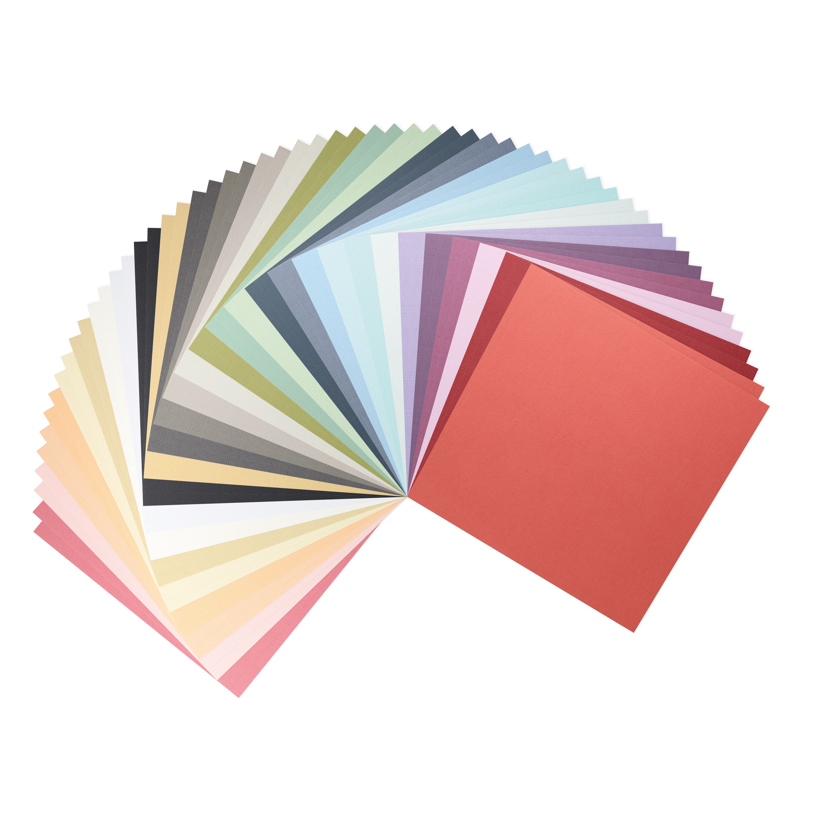 Vaessen Creative • Cartoncino 216g Testurizzata 30,5x30,5cm Assortito 60x