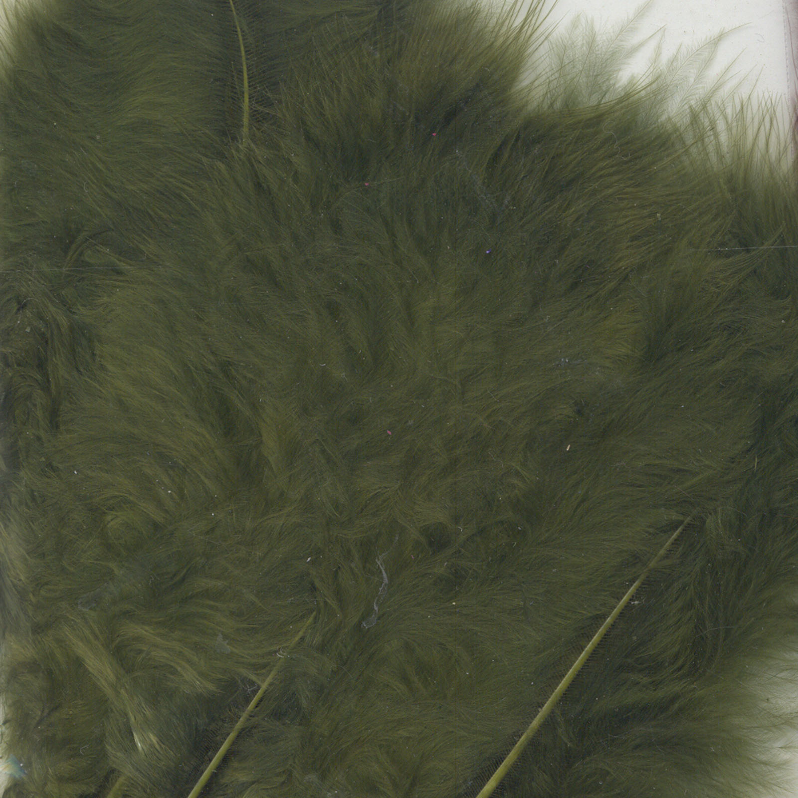 Vaessen Creative • Marabou feathers 8,5-12,5cm 15pcs olive