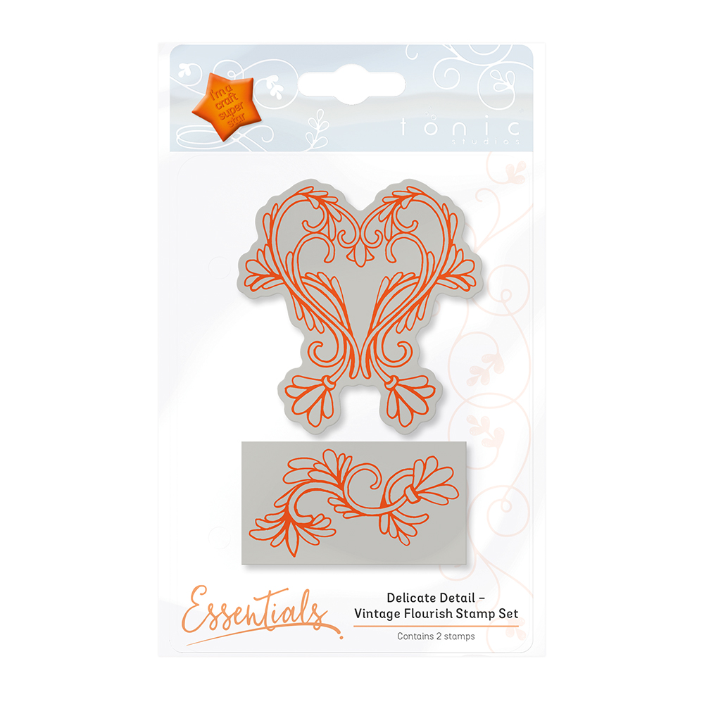 Tonic Studios • Essentials Delicate Detail Stamp Set Vintage Flourish