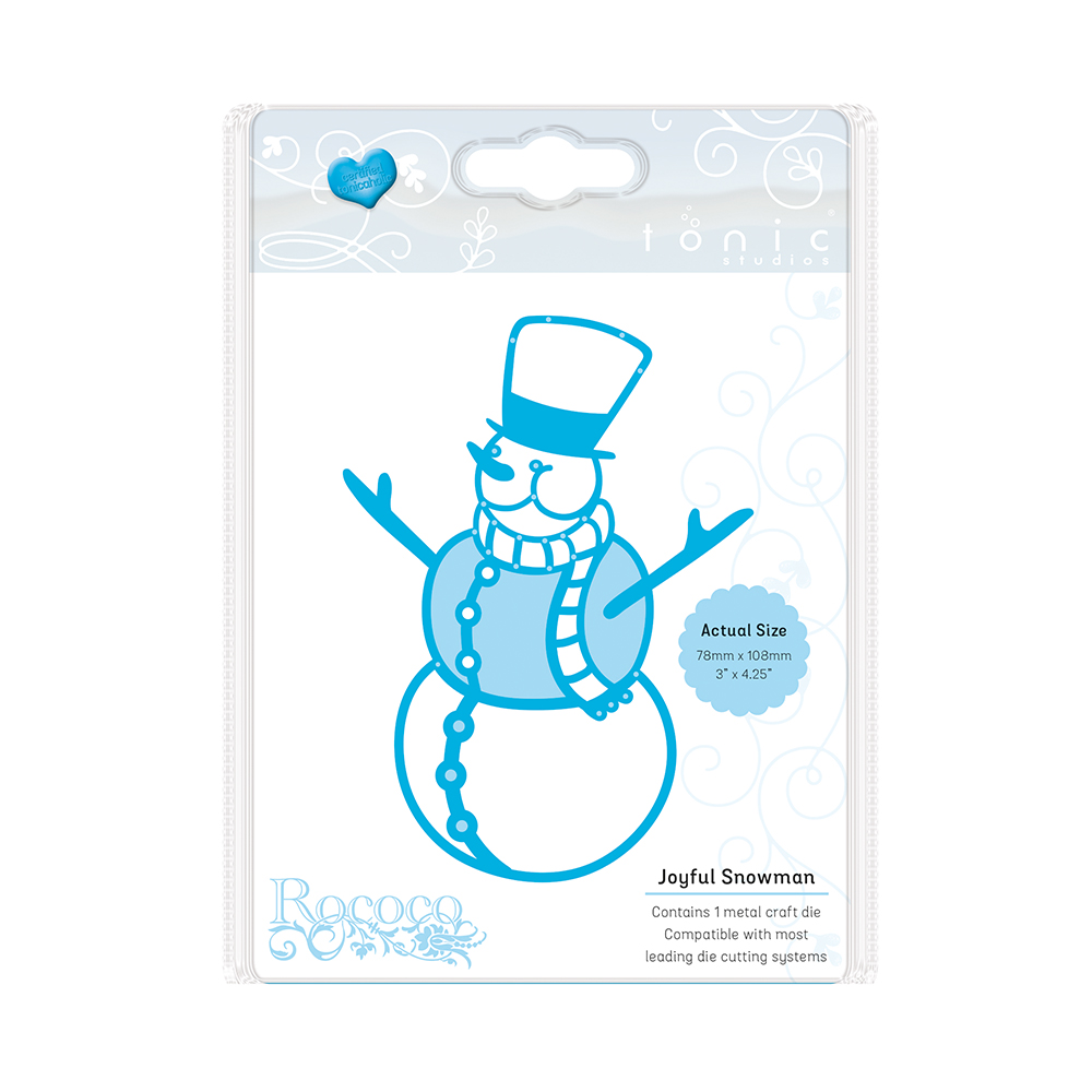 Tonic Studios • Rococo Stanzschablone Joyful Snowman