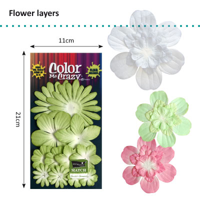 Petaloo • Flower layers mantis green