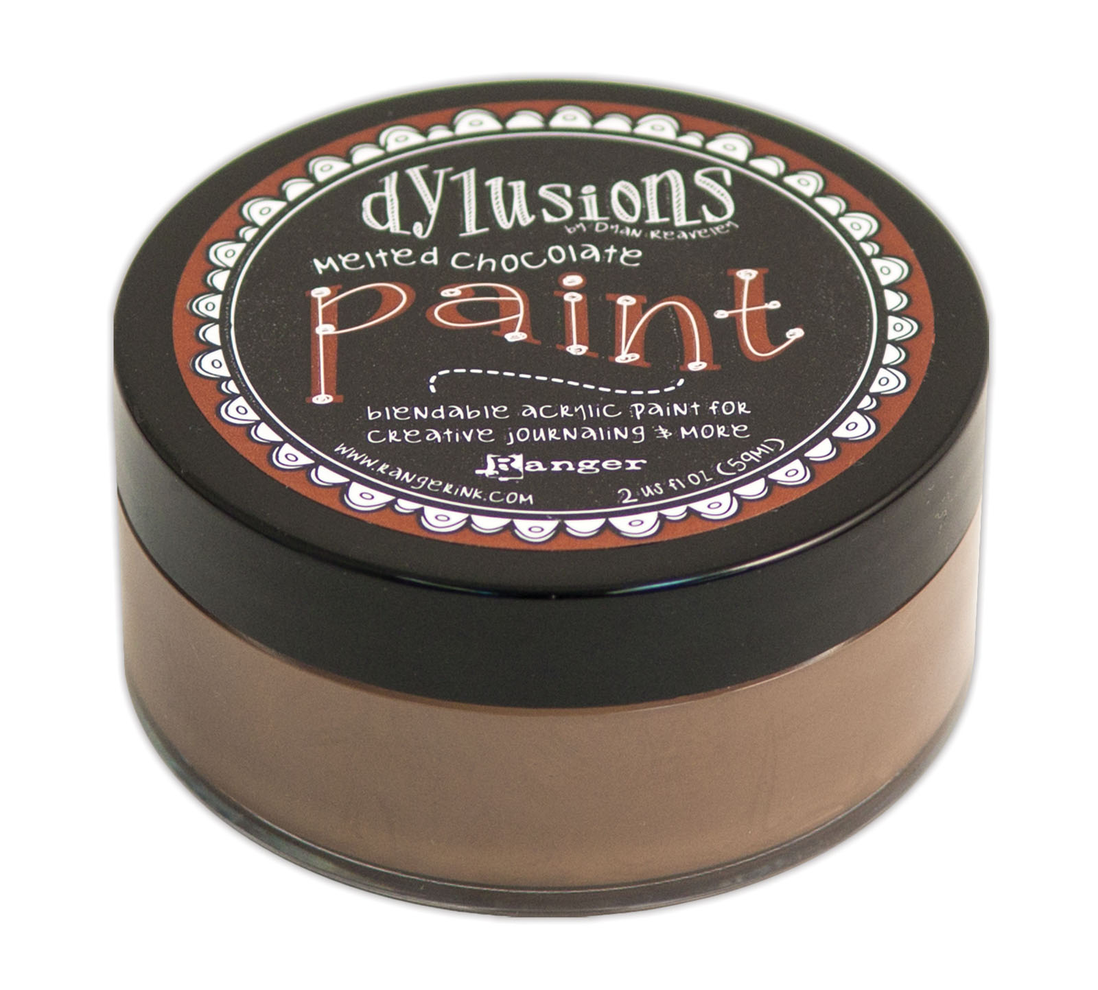 Ranger • Dylusions Paint Melted Chocolate Tarro 59ml