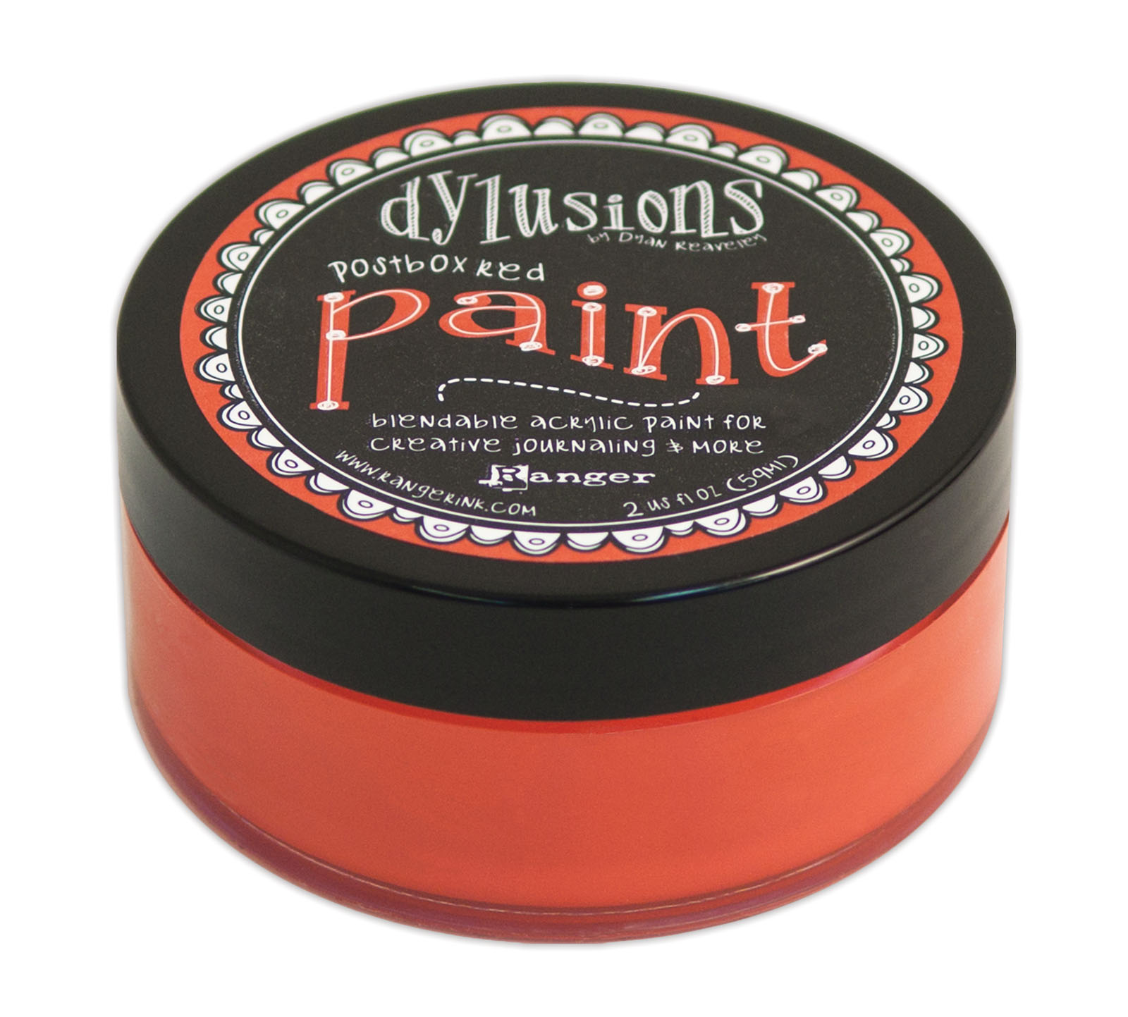 Ranger • Dylusions Paint Postbox Red Pot 59ml