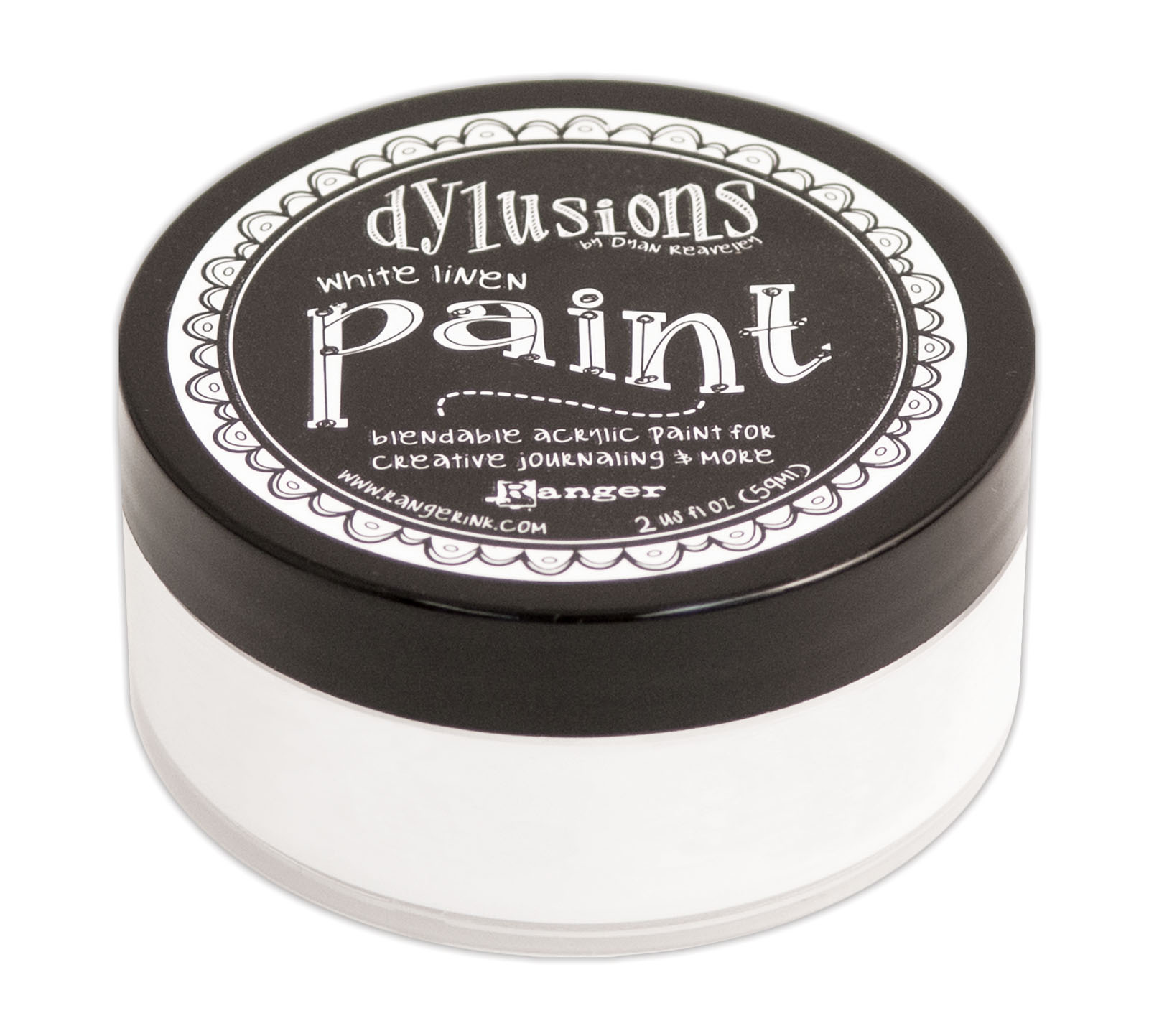 Ranger • Dylusions Paint White Linen Pot 59ml
