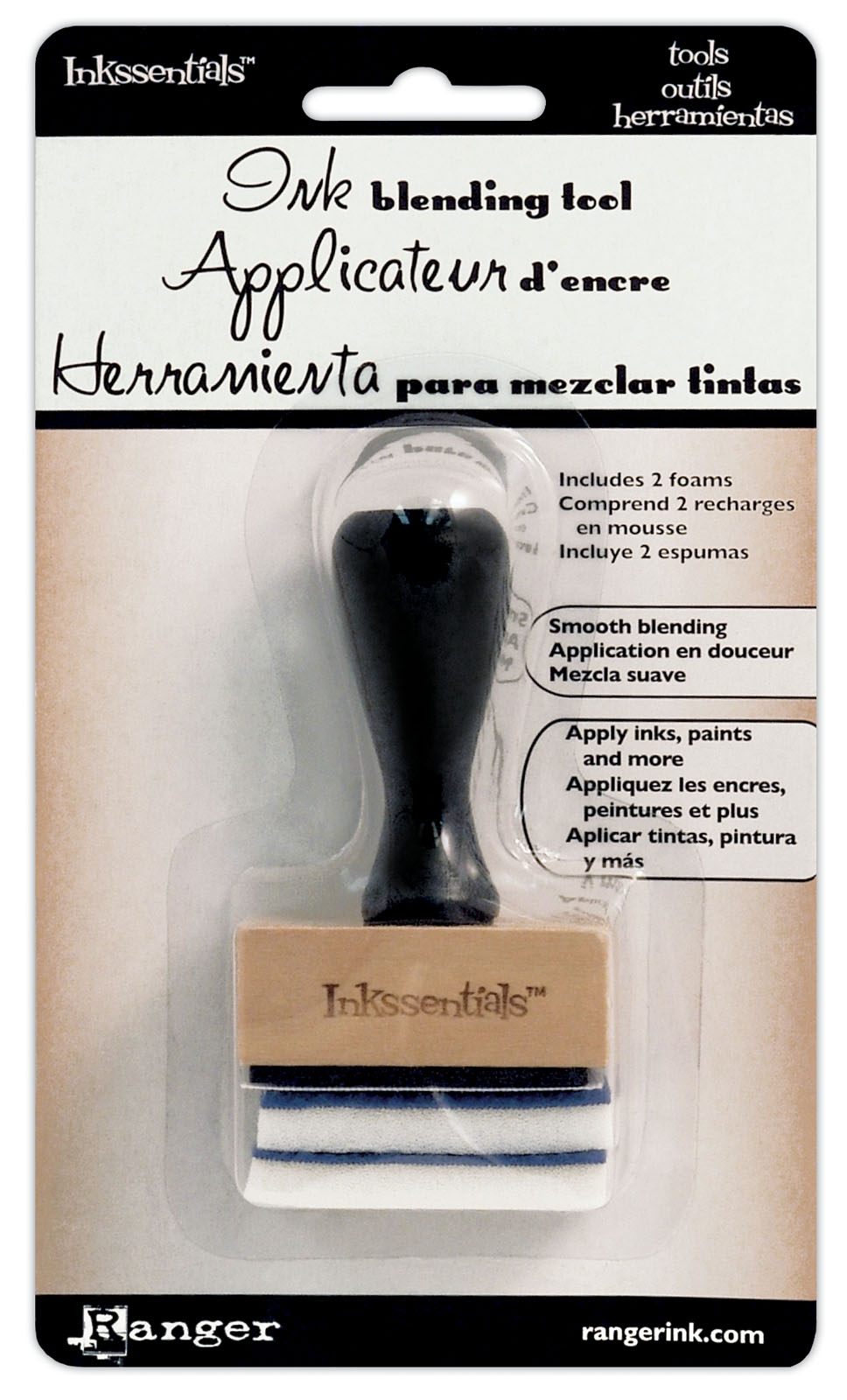 Ranger • Ink blending tool handle with 2 foams