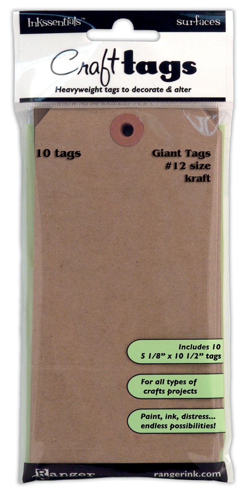 Ranger • Inkssentials giant kraft tag 30.50cm