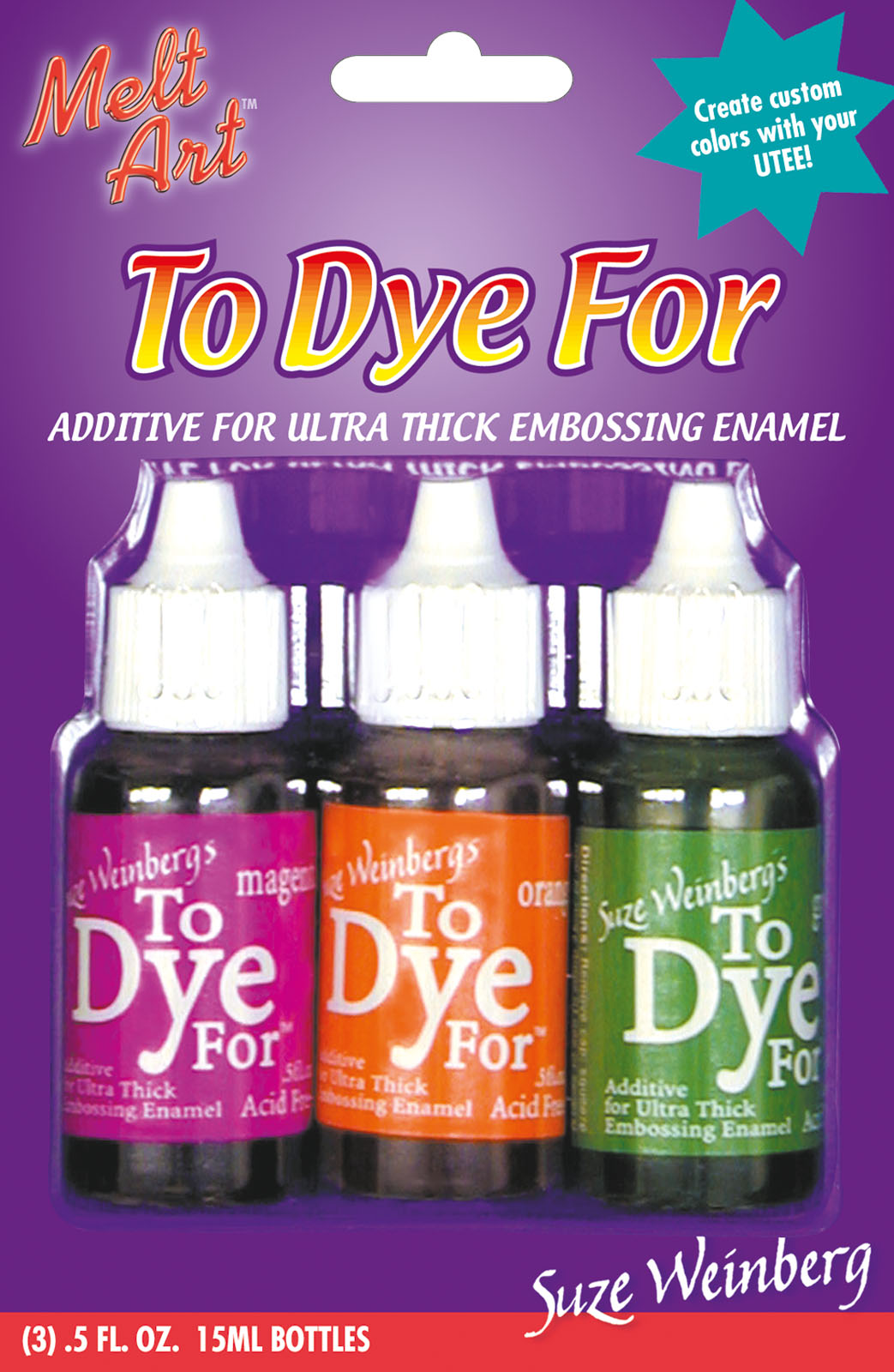 Ranger • Melt Art To dye for additive for embossing enamal Hot