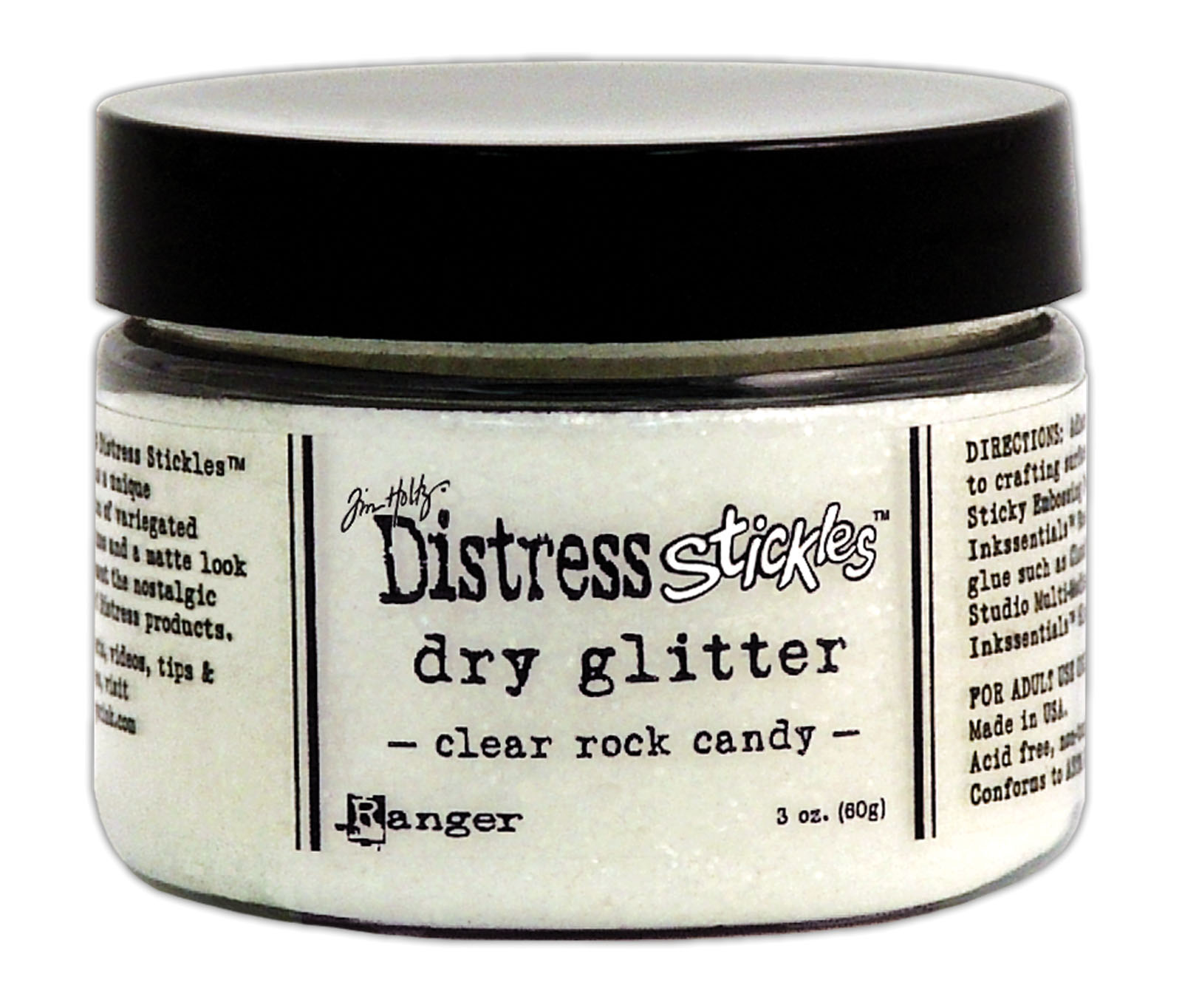 Ranger • Tim Holtz Distress stickles dry glitter Clear rock