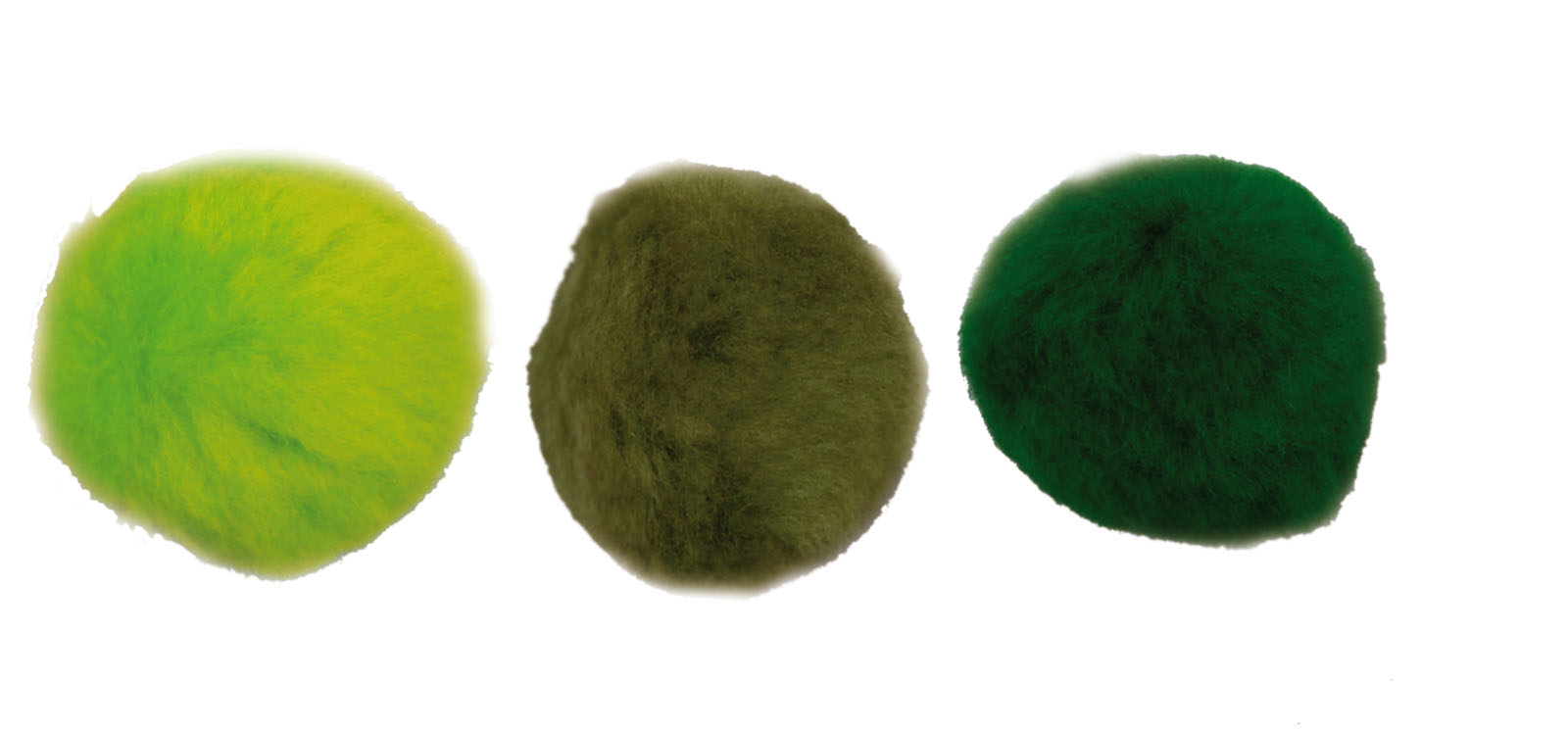 Vaessen Creative • Pompons 10-40mm Grün 100St.