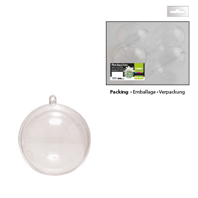 Vaessen Creative • Plastic Ball 2 Parts Pre-packed Ø18cm