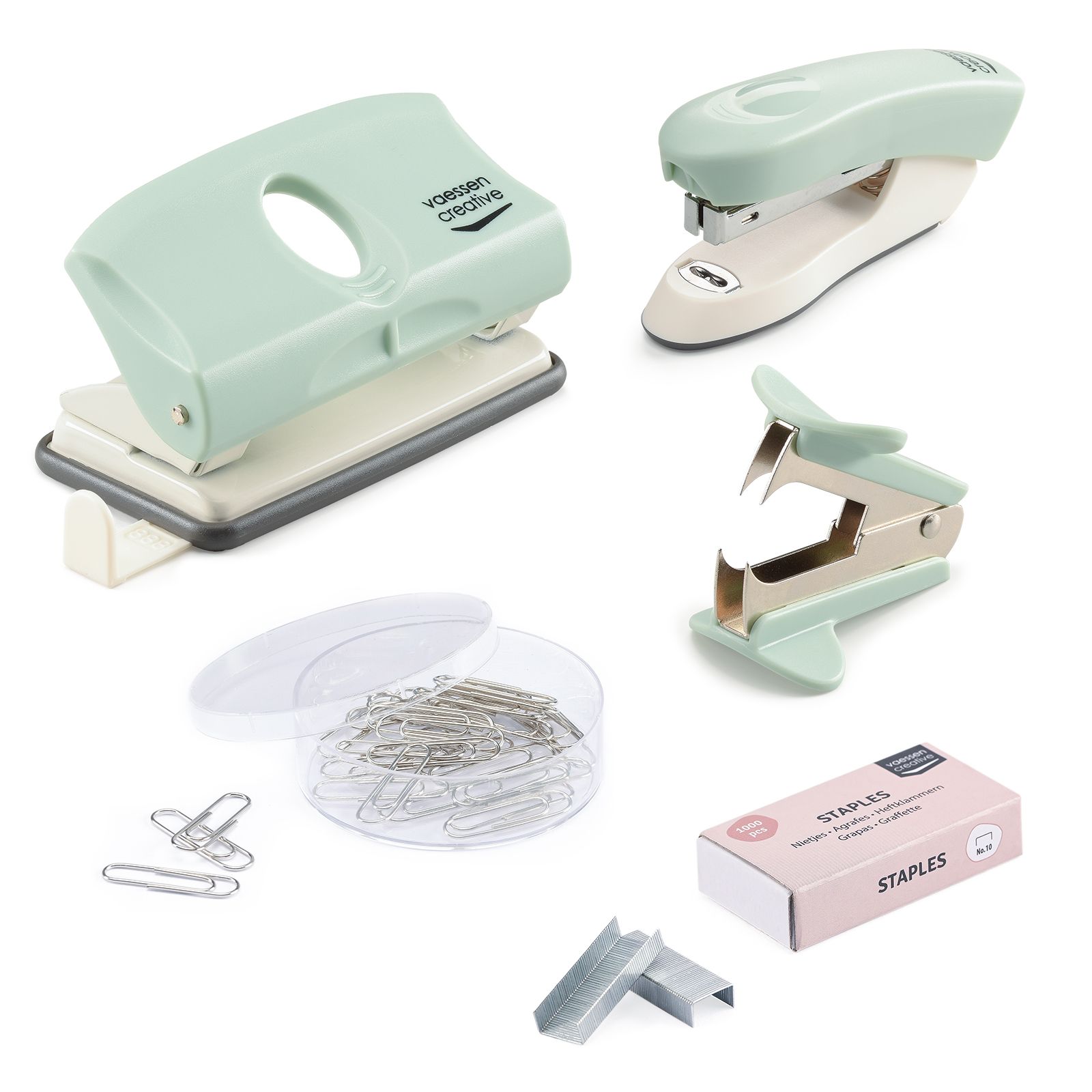 Vaessen Creative • Bürobedarf Mintgrün 5pcs