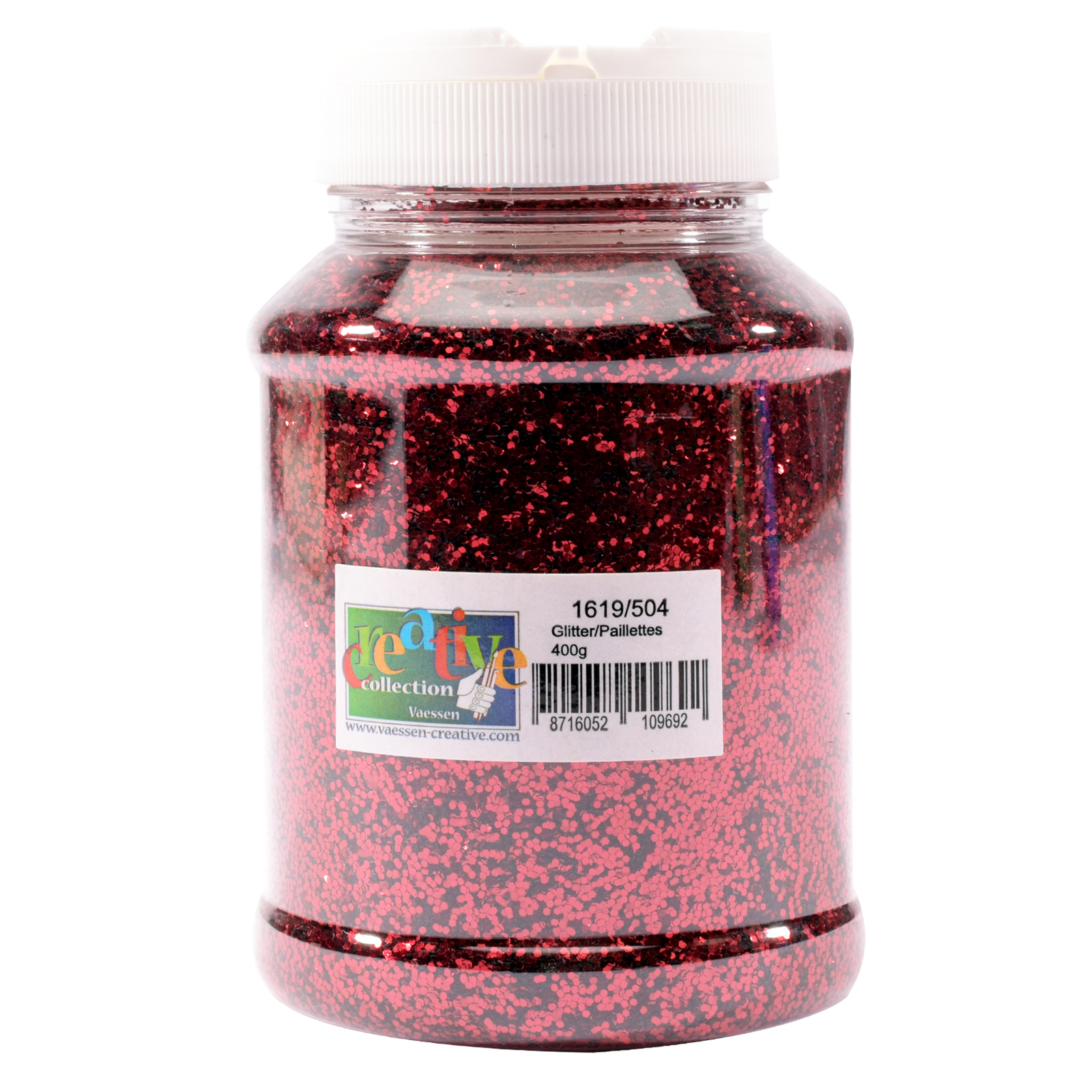 Vaessen Creative • Glitter 1mm Red