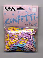 Vaessen Creative • Confetti safety pin pastel