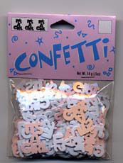 Vaessen Creative • Confetti it's w. girl 14 grs. Pink/white
