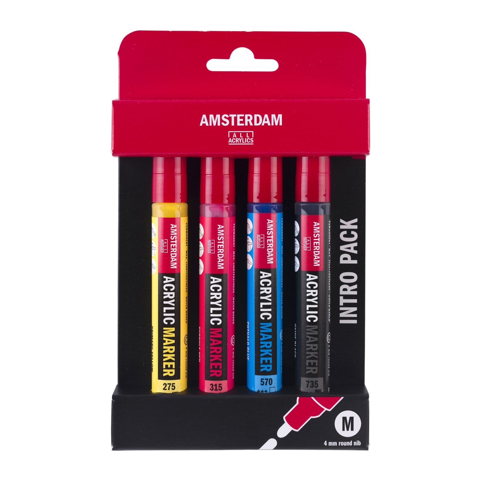 Amsterdam • Acrylmarker intro set | 4 kleuren