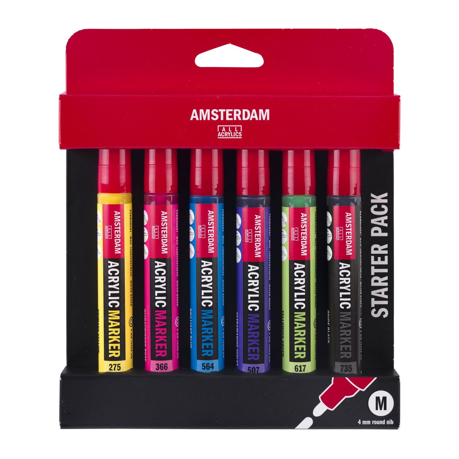 Amsterdam • Acrylmarker startersset | 6 kleuren