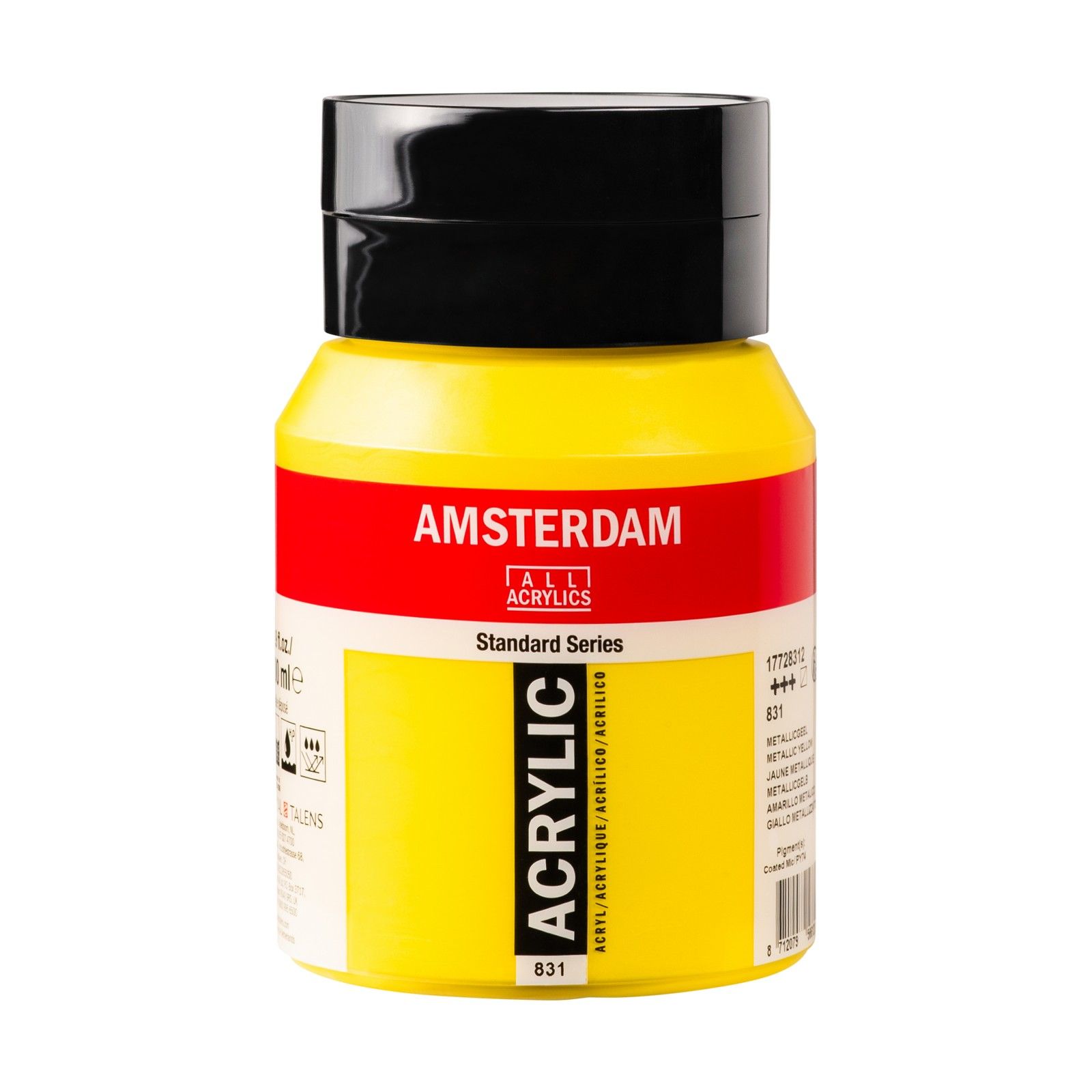 Amsterdam • Standard Series Acrylverf Pot 500ml Metallicgeel 831
