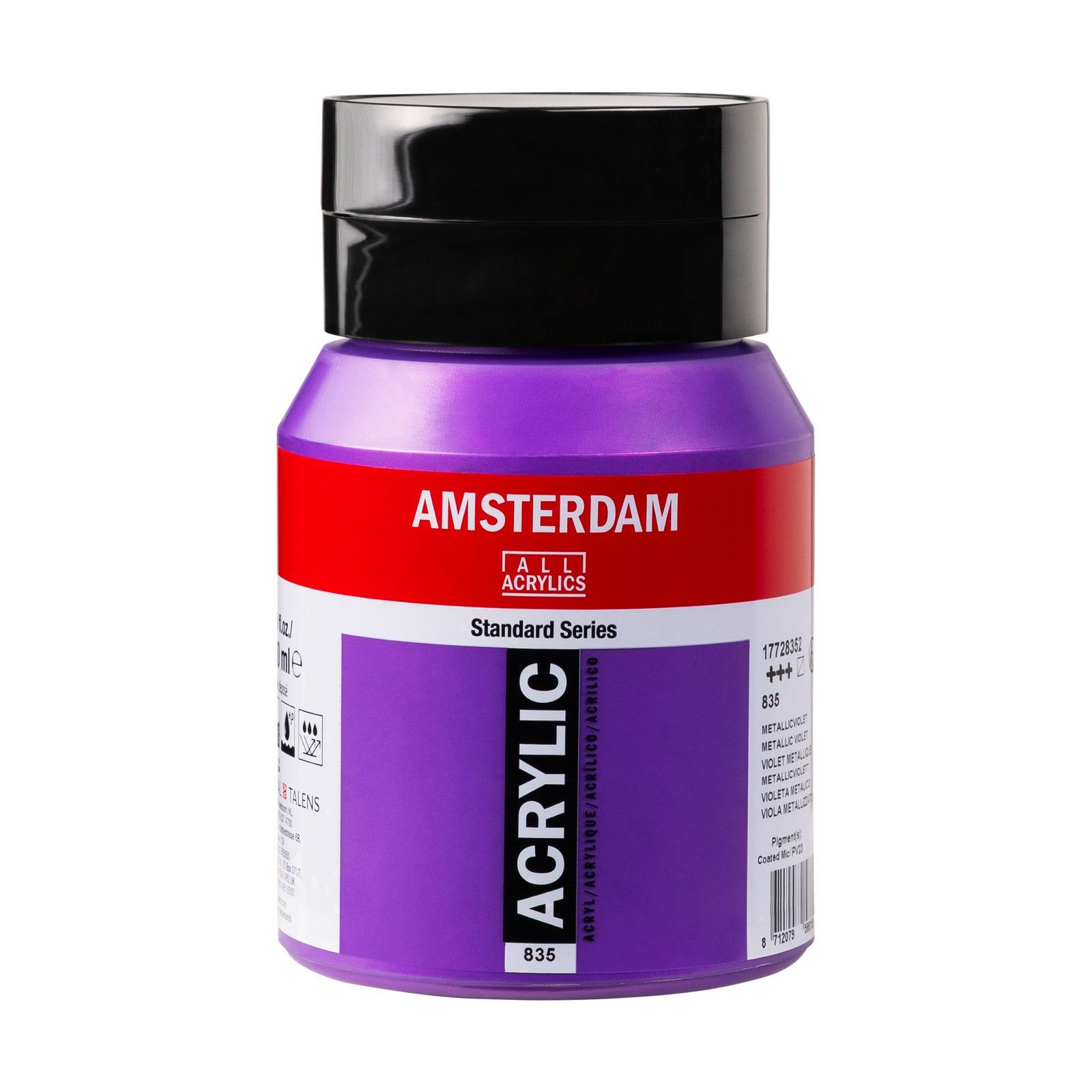 Amsterdam • Standard Series Acrylverf Pot 500ml Metallicviolet 835