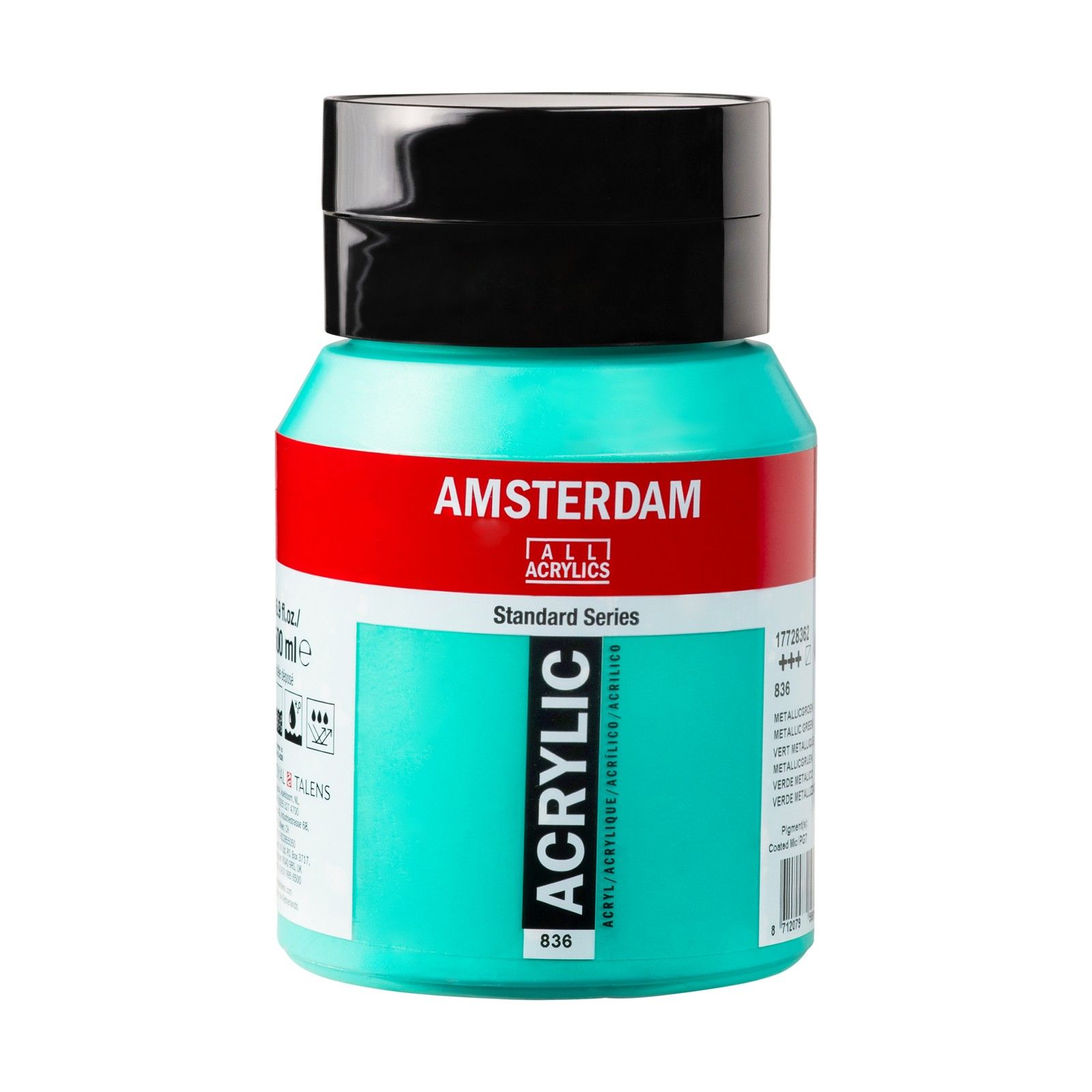 Amsterdam • Standard Series Acrylverf Pot 500ml Metallicgroen 836