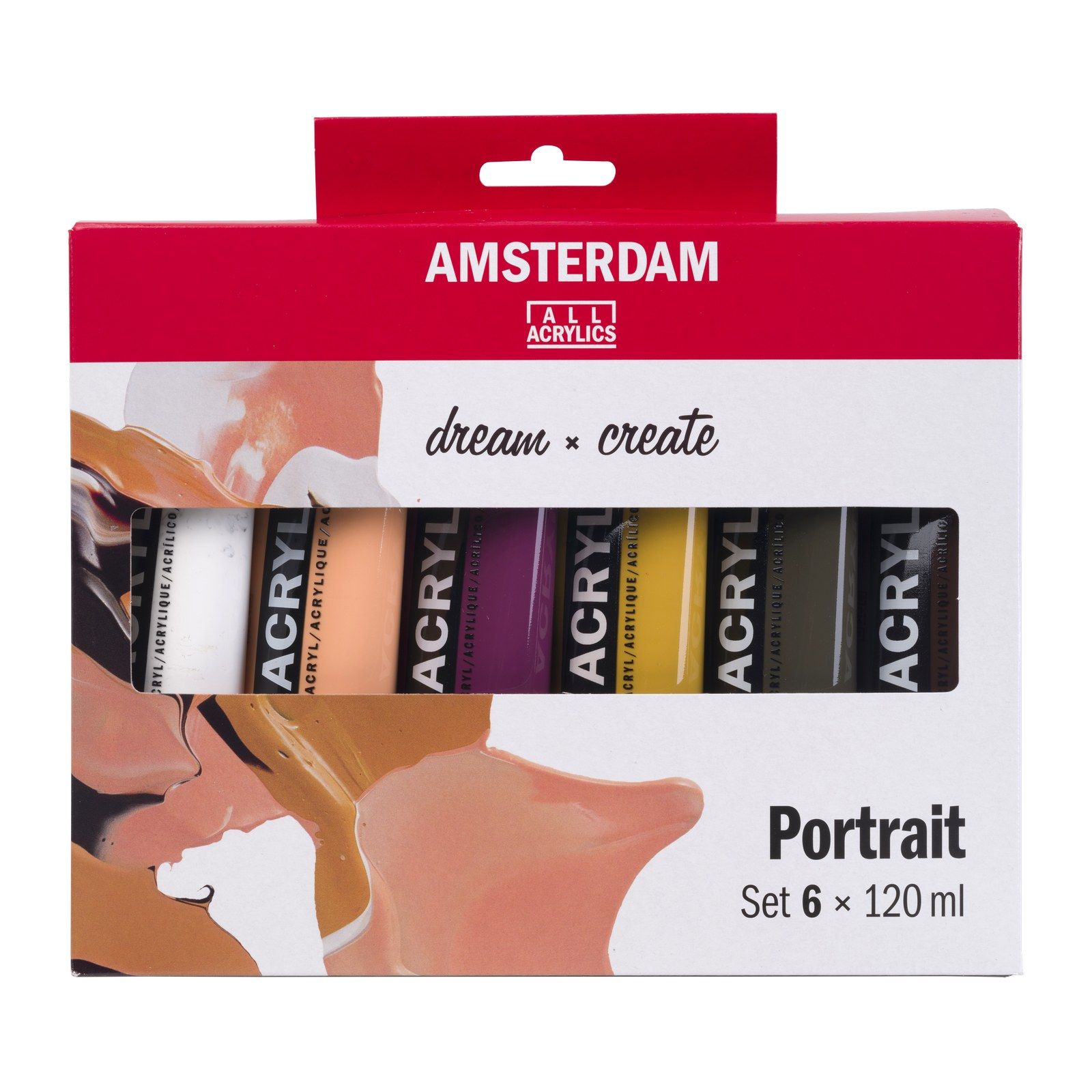 Amsterdam • Standard Series Acrylic Paint Portrait Set 6x120ml