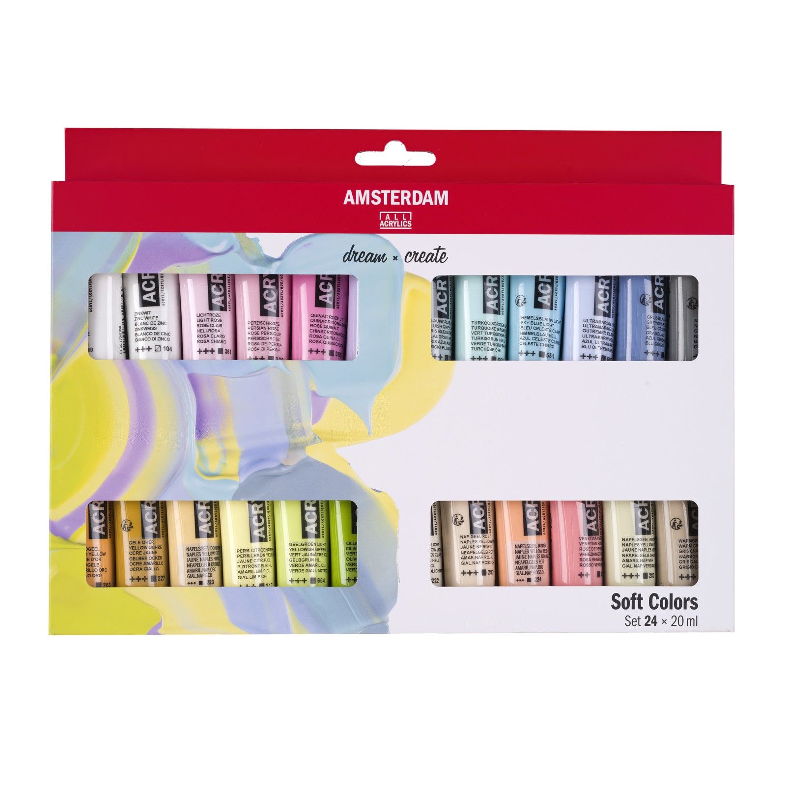 Amsterdam • Standard Series Acrylverf Zachte Kleuren Set 24x20ml