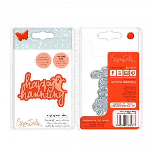 Tonic Studios • Essentials Stanzschablone Set Happy Haunting