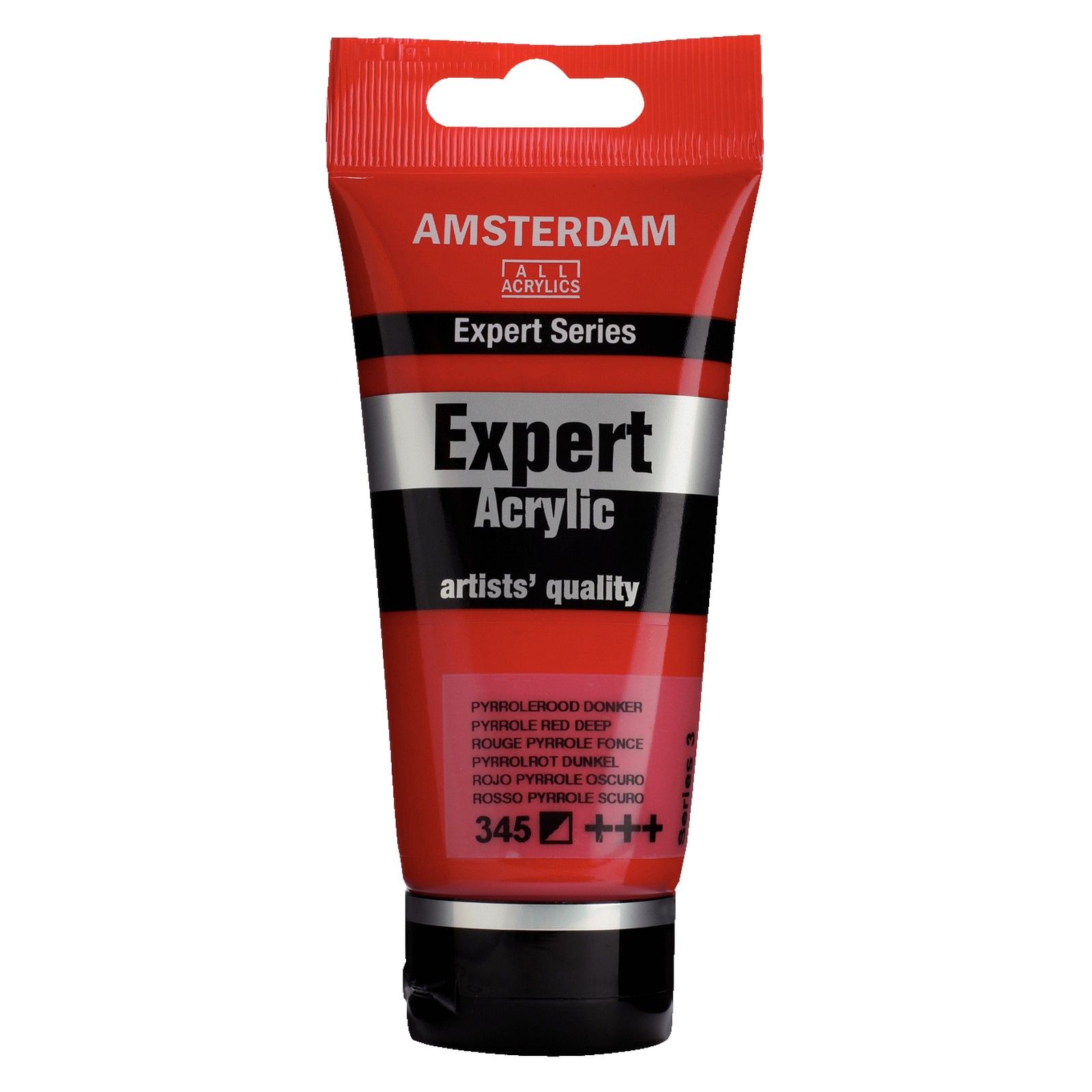 Amsterdam • Expert Series Acrylverf Tube 75ml Pyrrolerood Donker 345