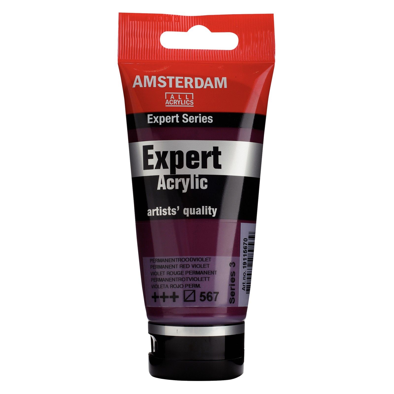 Amsterdam • Expert Series Acrylverf Tube 75ml Permanentroodviolet 567