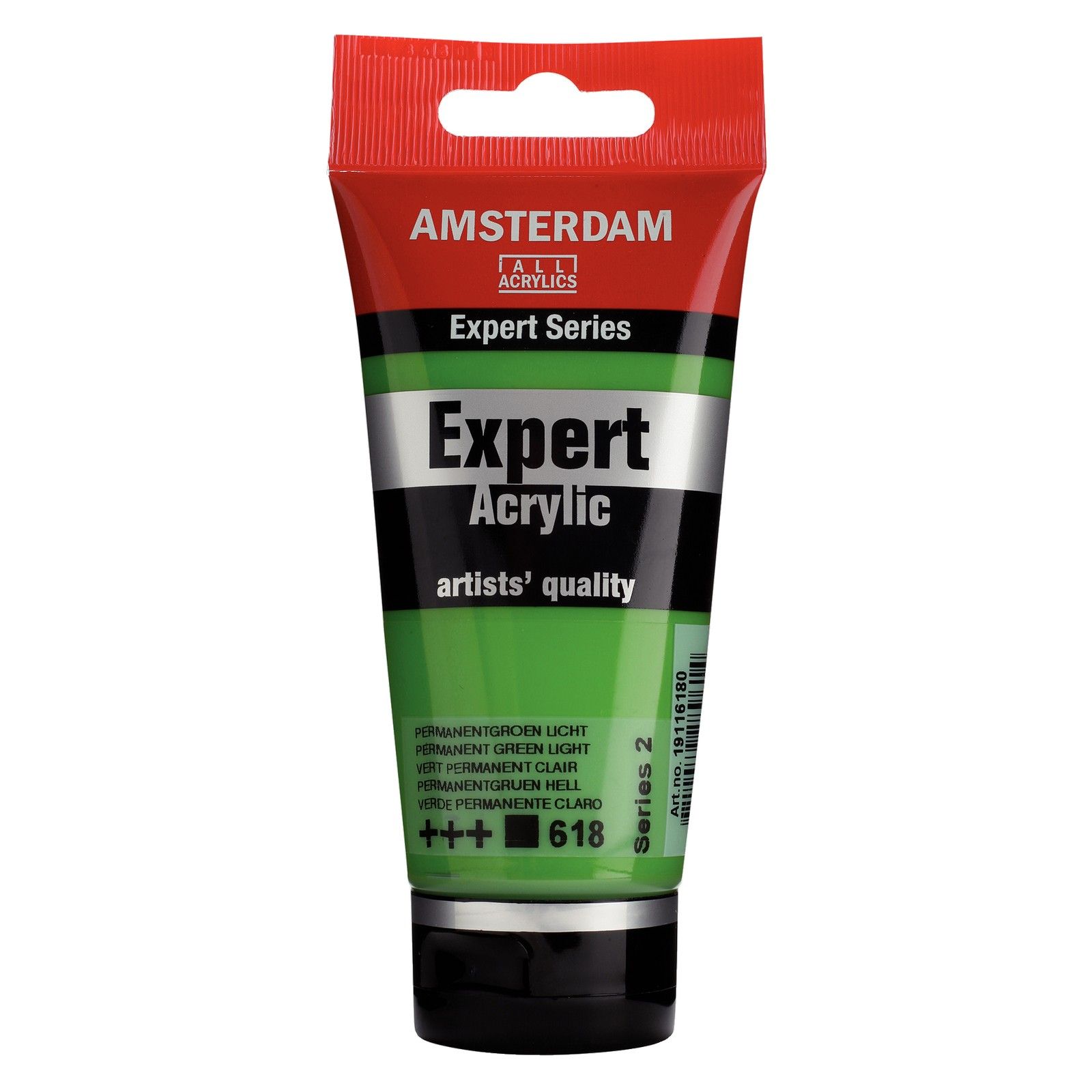 Amsterdam • Expert Series Acrylverf Tube 75ml Permanentgroen Licht 618