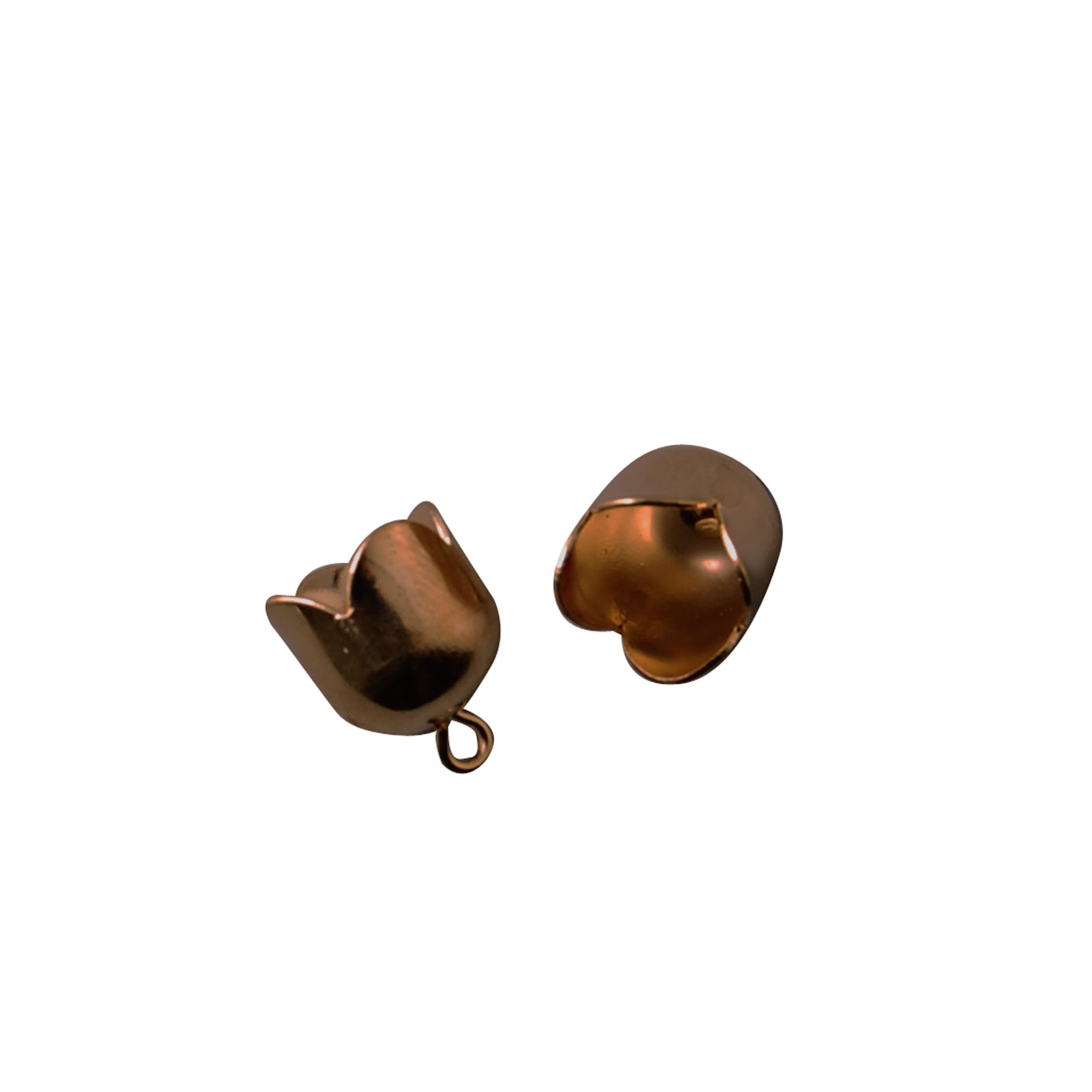 Darice • Bell cap with loop 10mm 8pcs antique copper