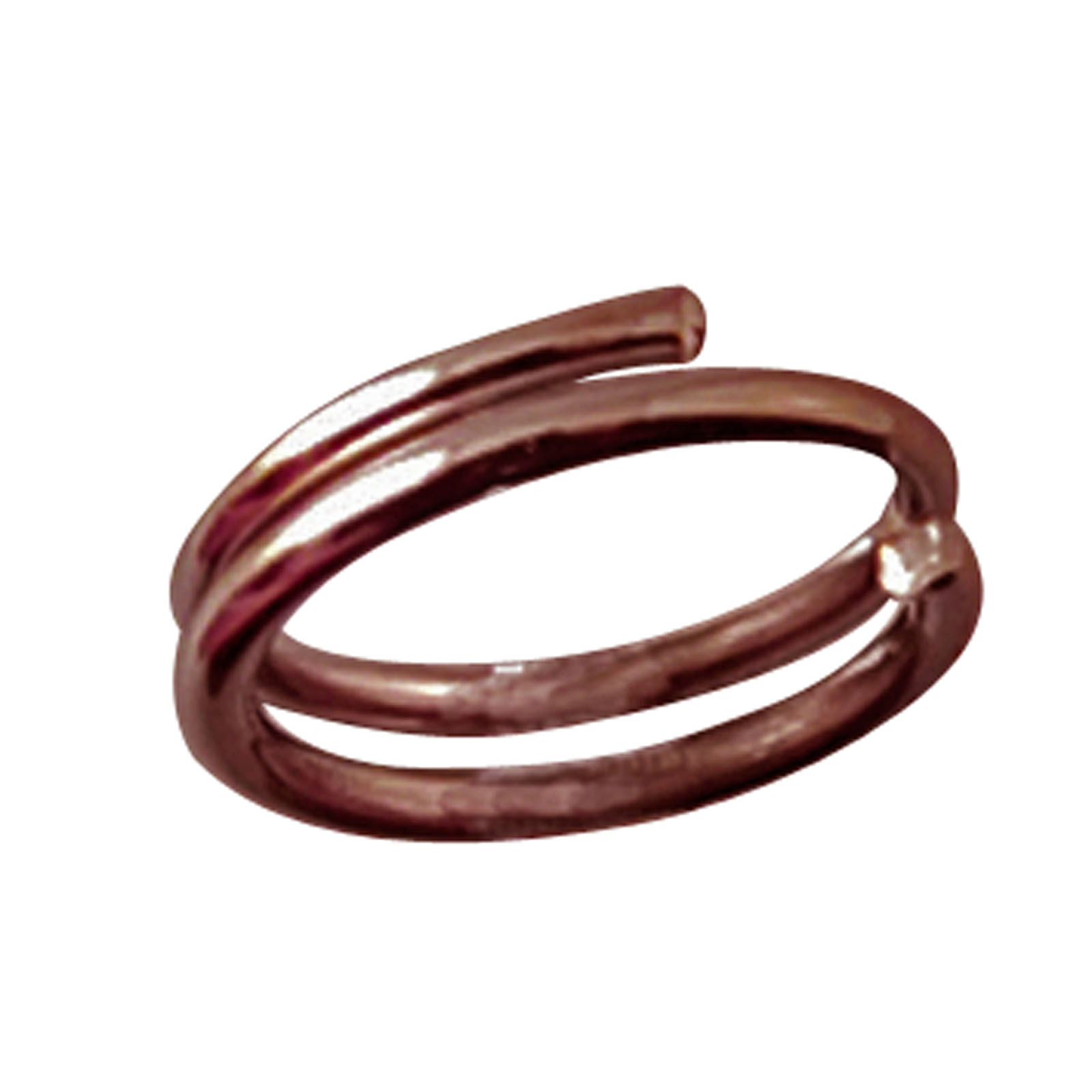 Darice • Brass double ring 6mm 50pcs antique copper