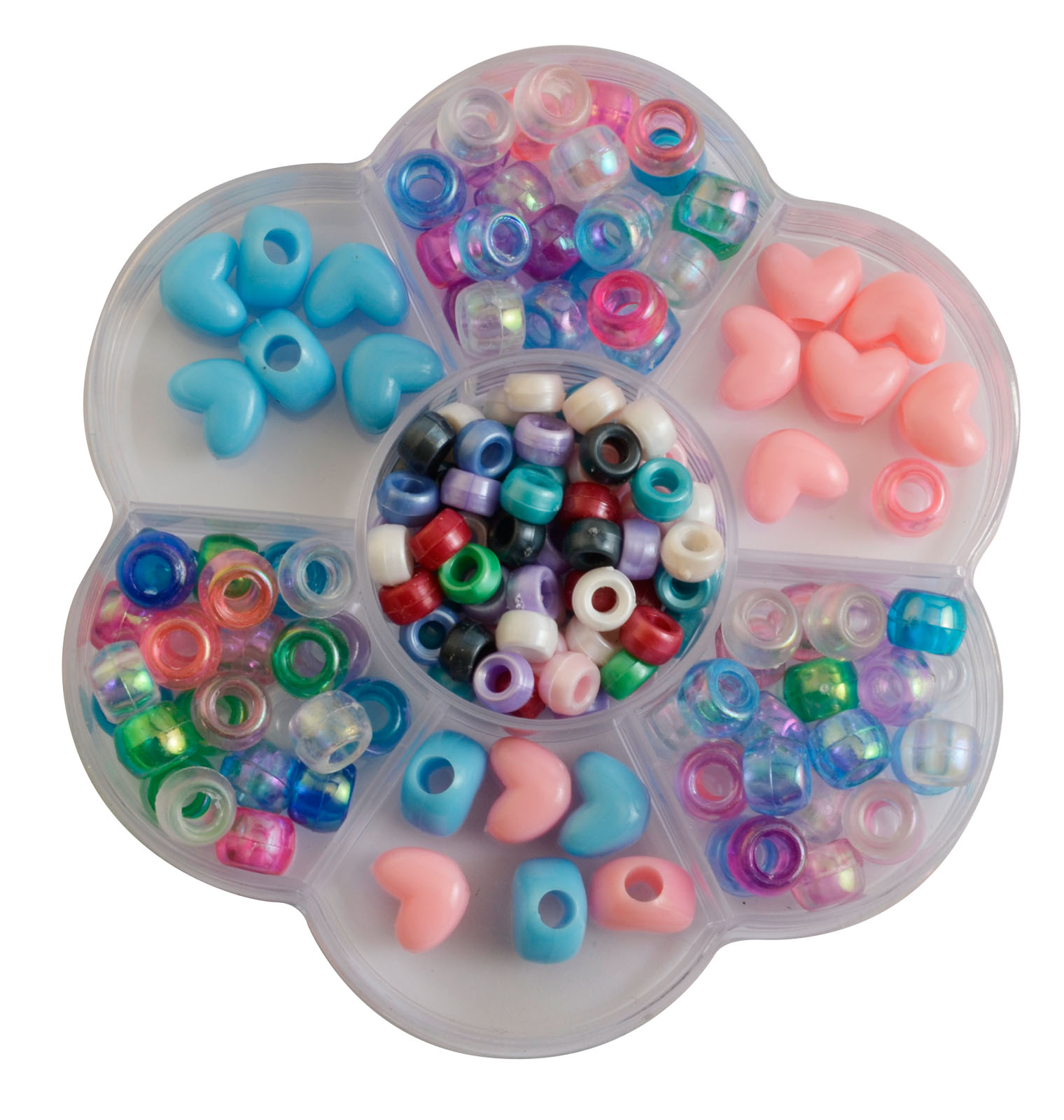 Darice • Pony-Beads Kit Pink-Blue Assorted (For Loom bands)