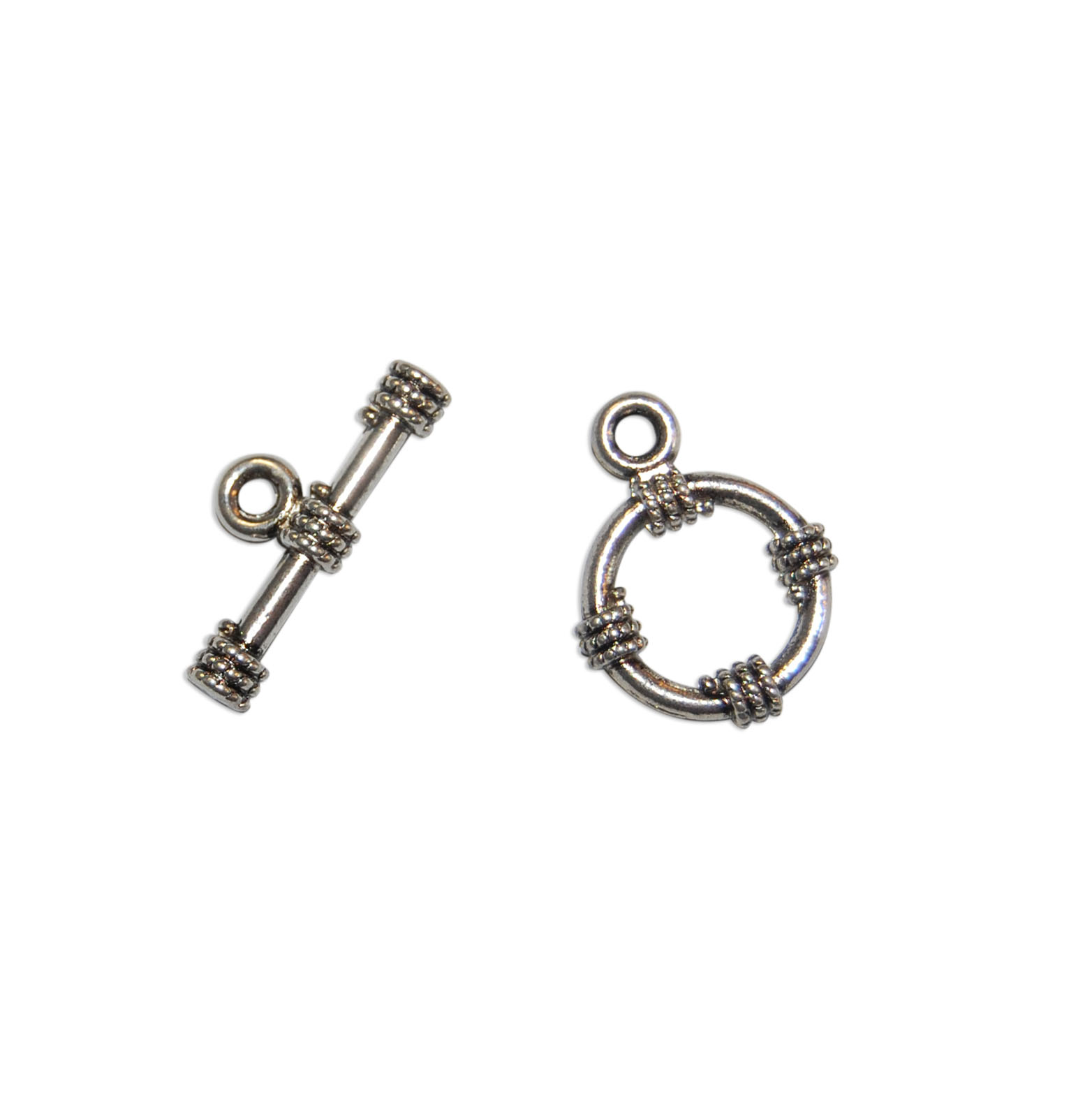 Vaessen Creative • Clasp, rod & ring 15mm silver