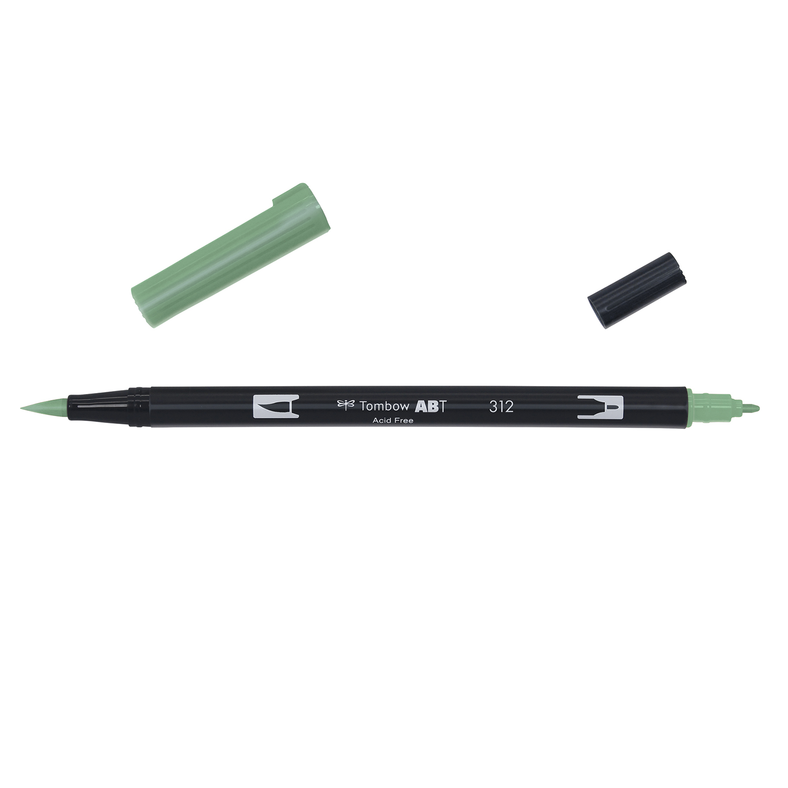Tombow • Brush pen con doble punta 312 holly green