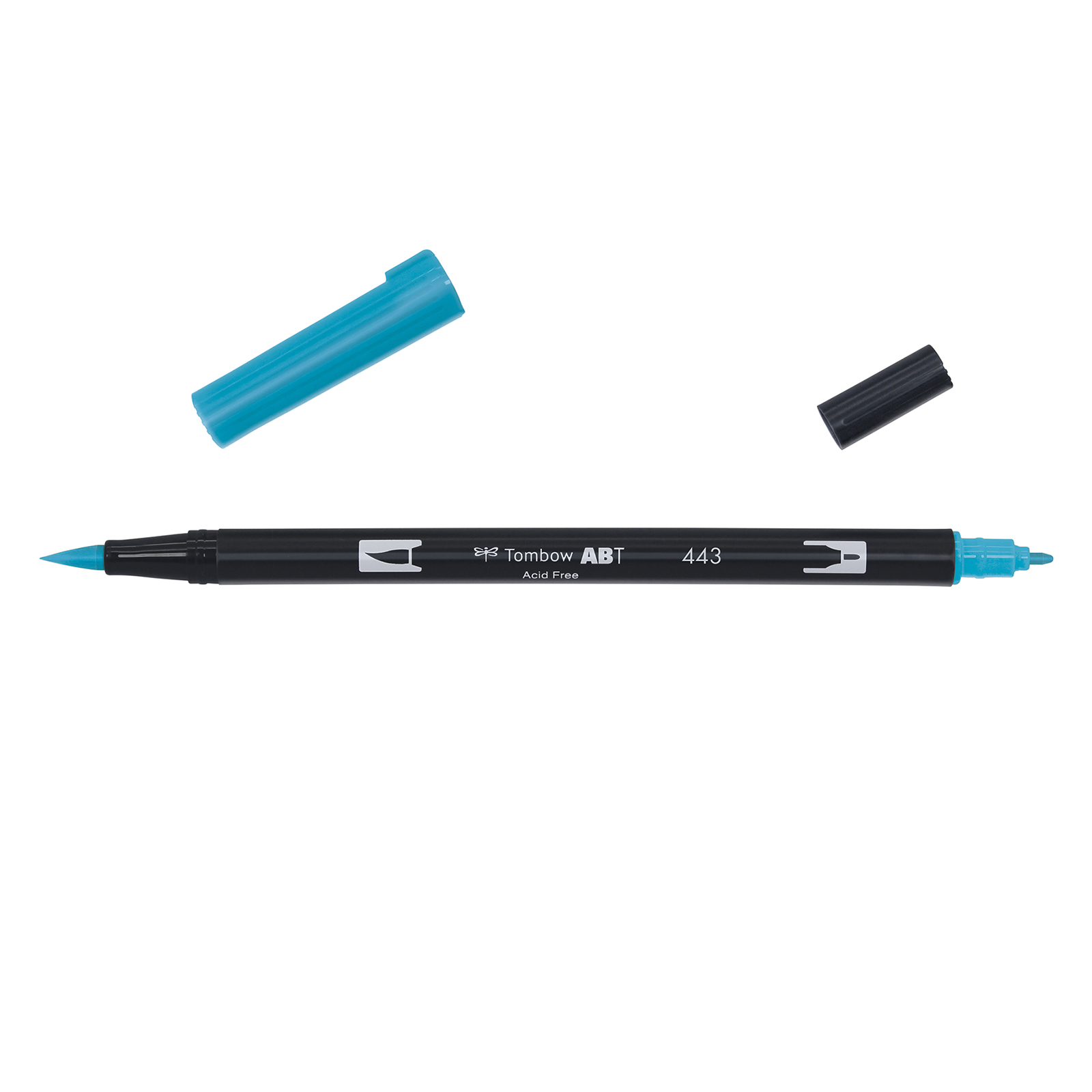 Tombow • Brush pen con doble punta 443 turquoise