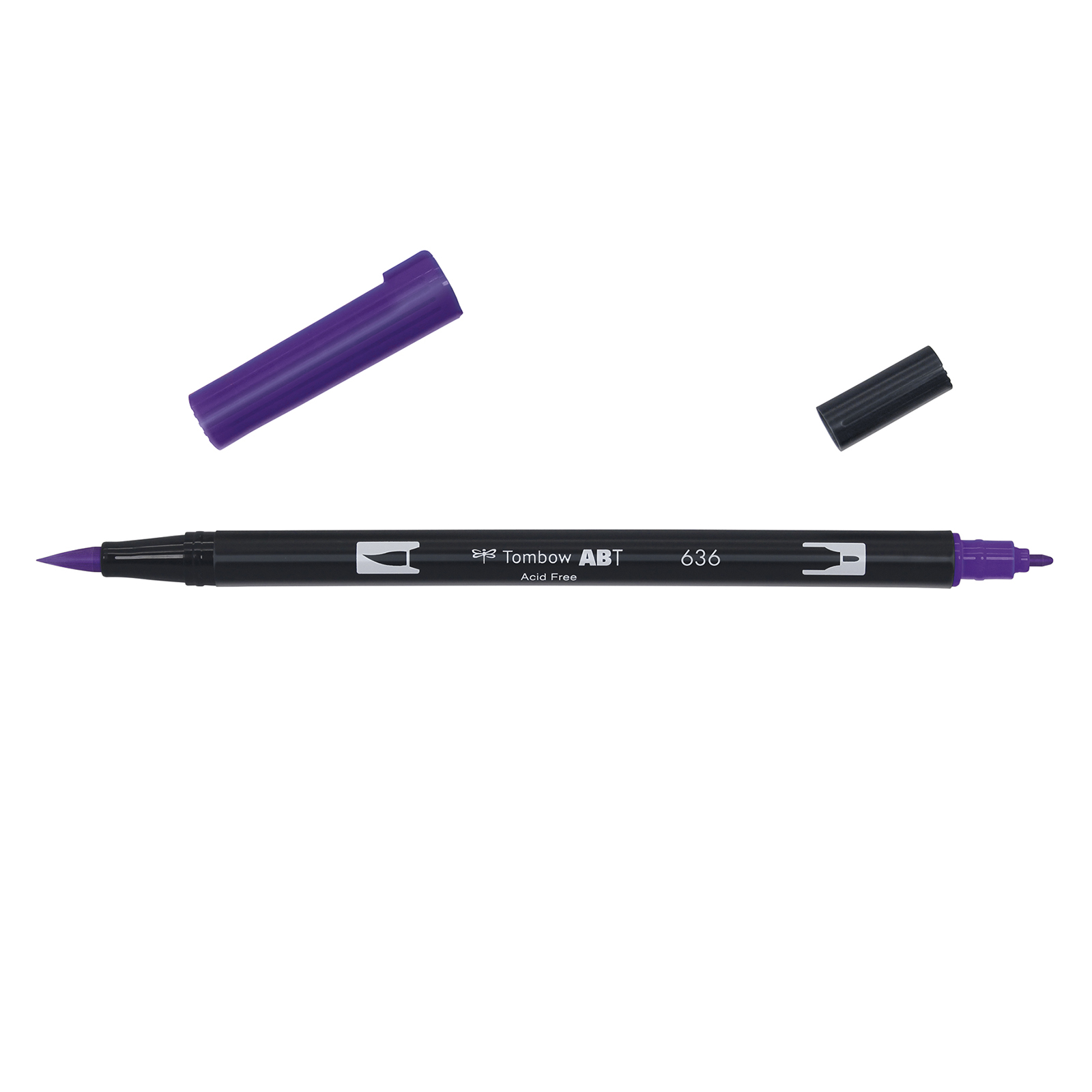 Tombow • Brush pen con doble punta 636 imperial purple