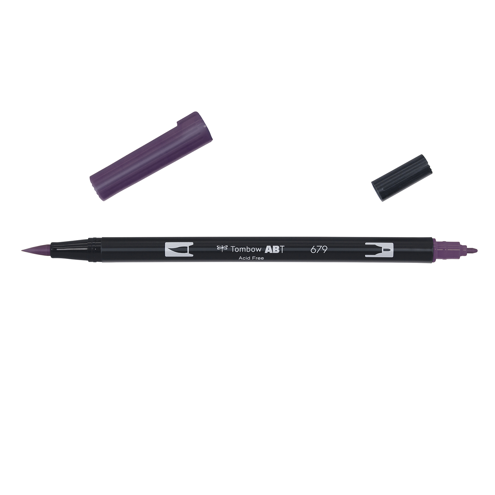 Tombow • Brush pen con doble punta 679 dark plum