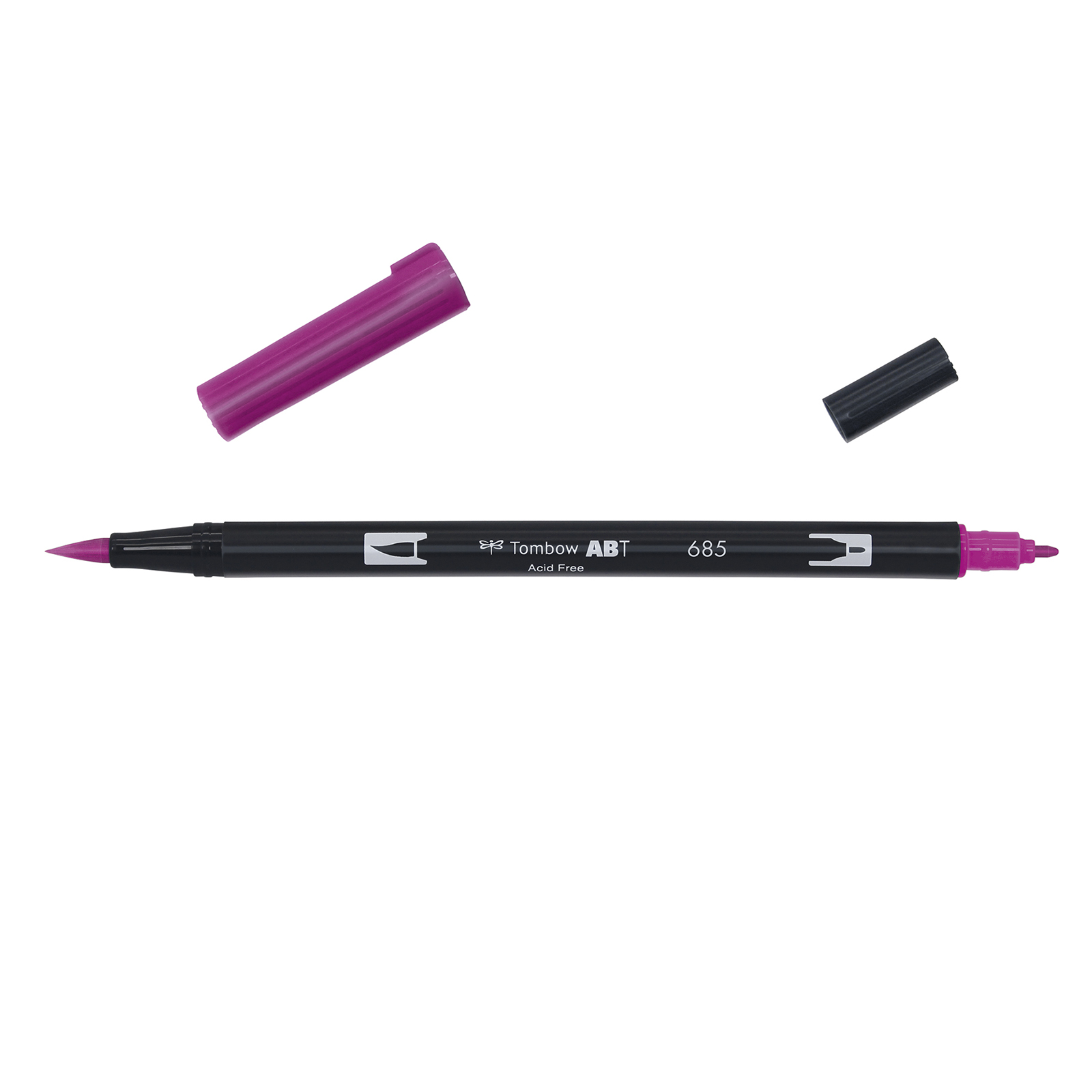 Tombow • Brush pen con doble punta 685 deep magenta